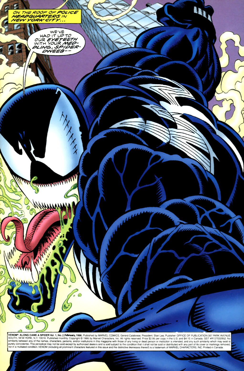 Read online Venom: Along Came a Spider comic -  Issue #2 - 2
