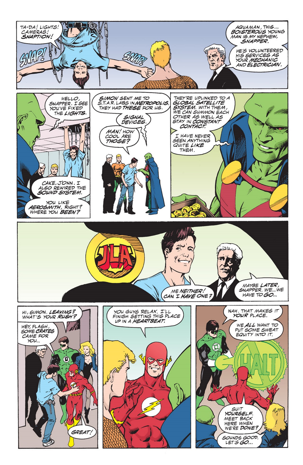 Read online JLA: Year One comic -  Issue #3 - 10