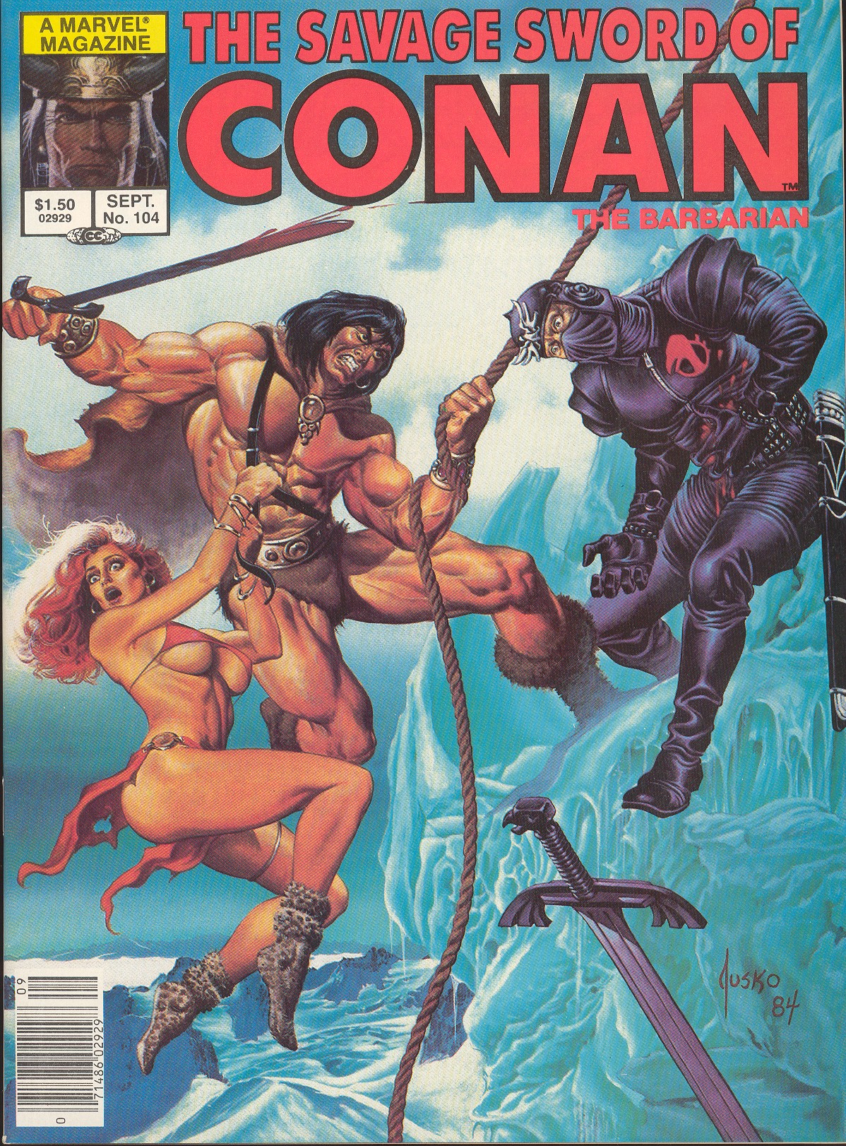 Read online The Savage Sword Of Conan comic -  Issue #104 - 1