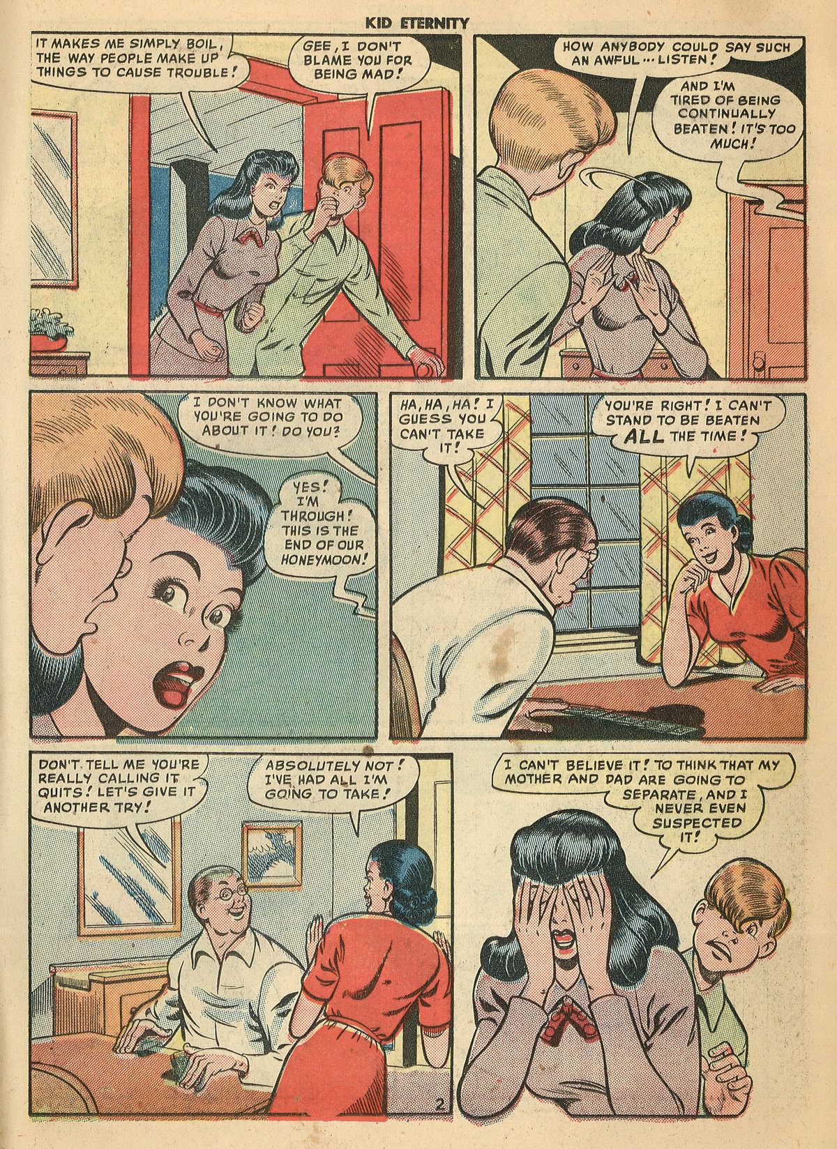 Read online Kid Eternity (1946) comic -  Issue #18 - 18