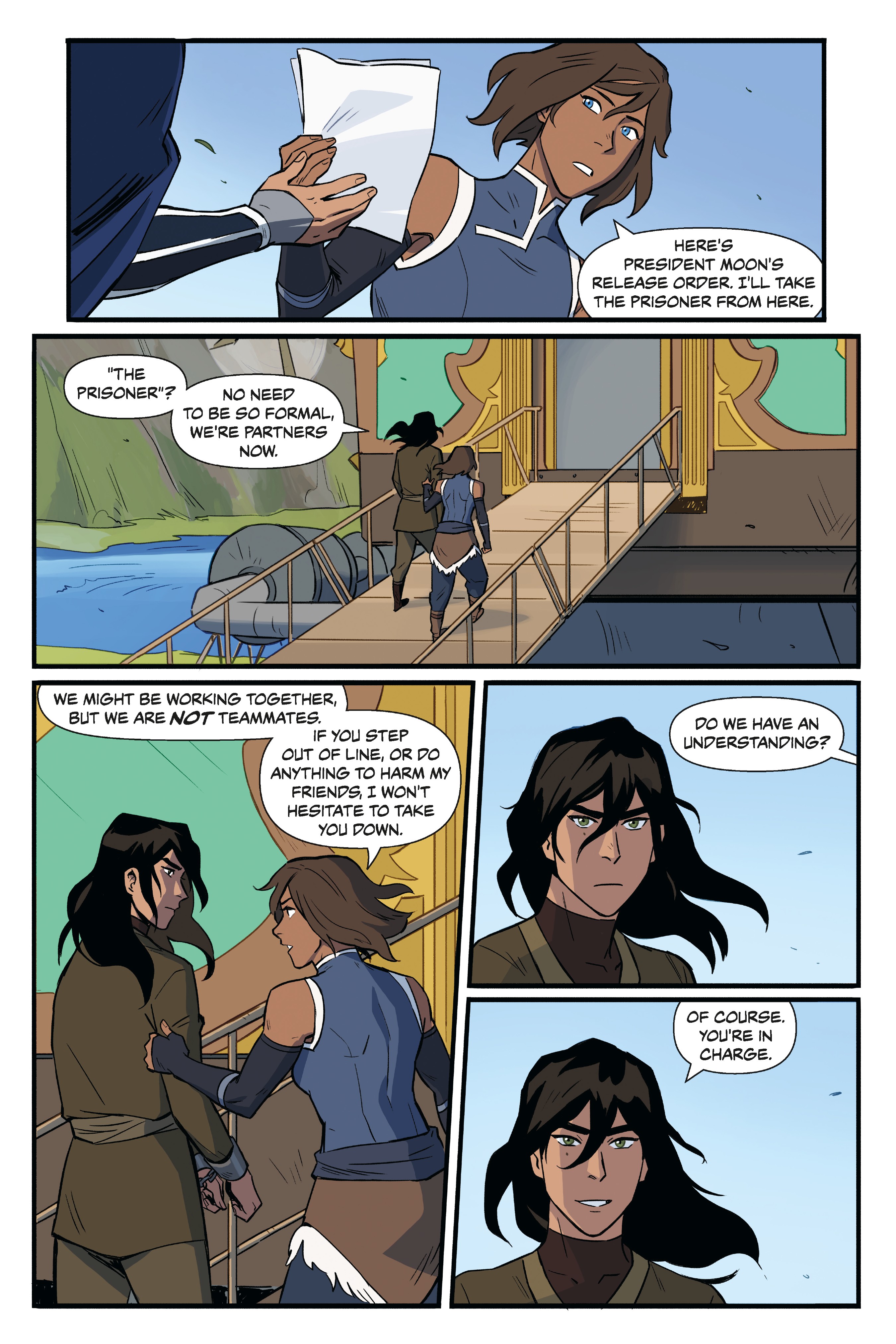 Read online Nickelodeon The Legend of Korra: Ruins of the Empire comic -  Issue # TPB 1 - 47