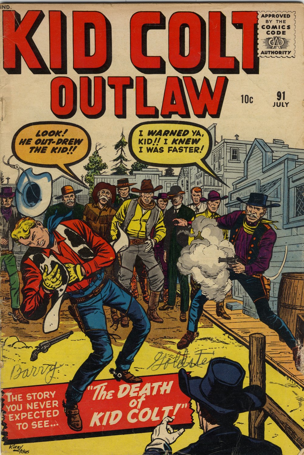 Read online Kid Colt Outlaw comic -  Issue #91 - 1