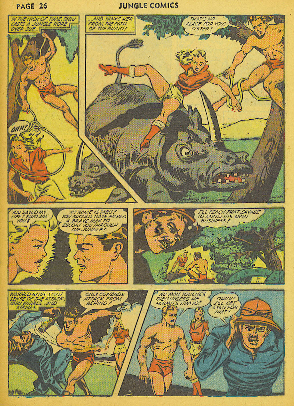 Read online Jungle Comics comic -  Issue #36 - 29