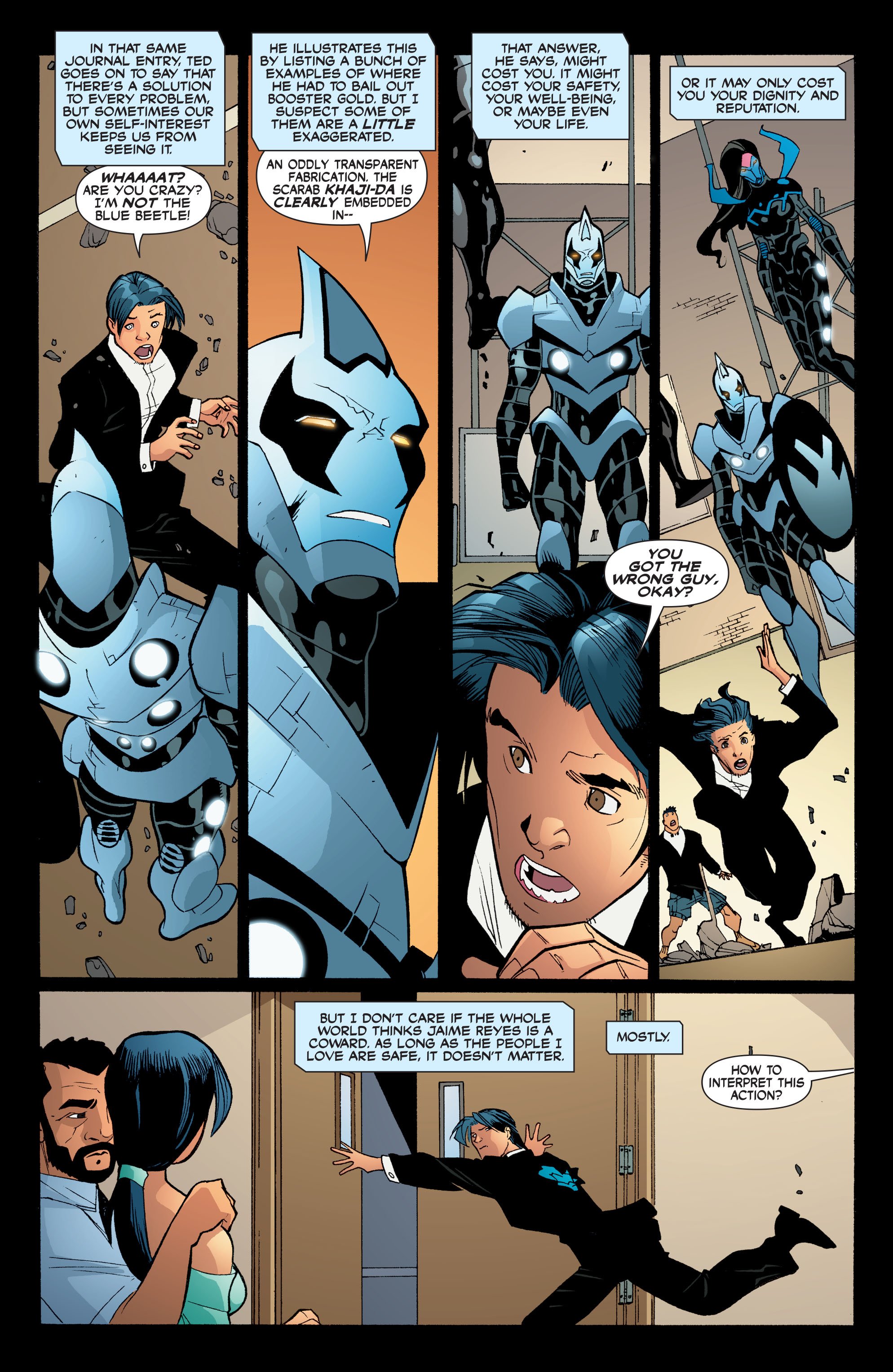 Read online Blue Beetle (2006) comic -  Issue #35 - 14