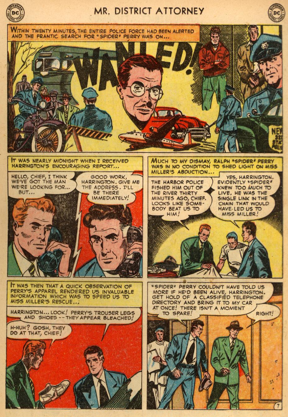 Read online Mr. District Attorney comic -  Issue #27 - 21
