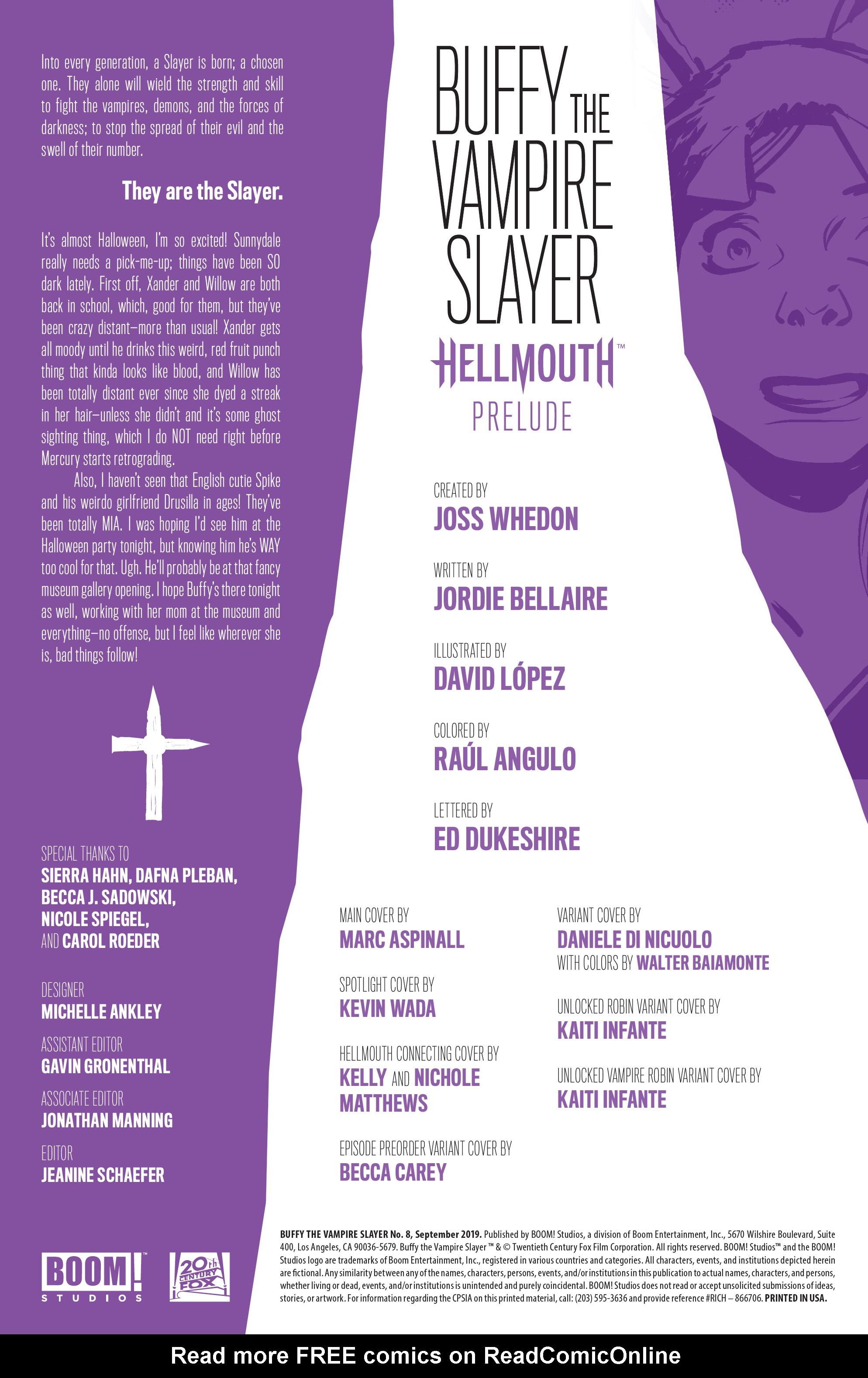 Read online Buffy the Vampire Slayer comic -  Issue #8 - 2