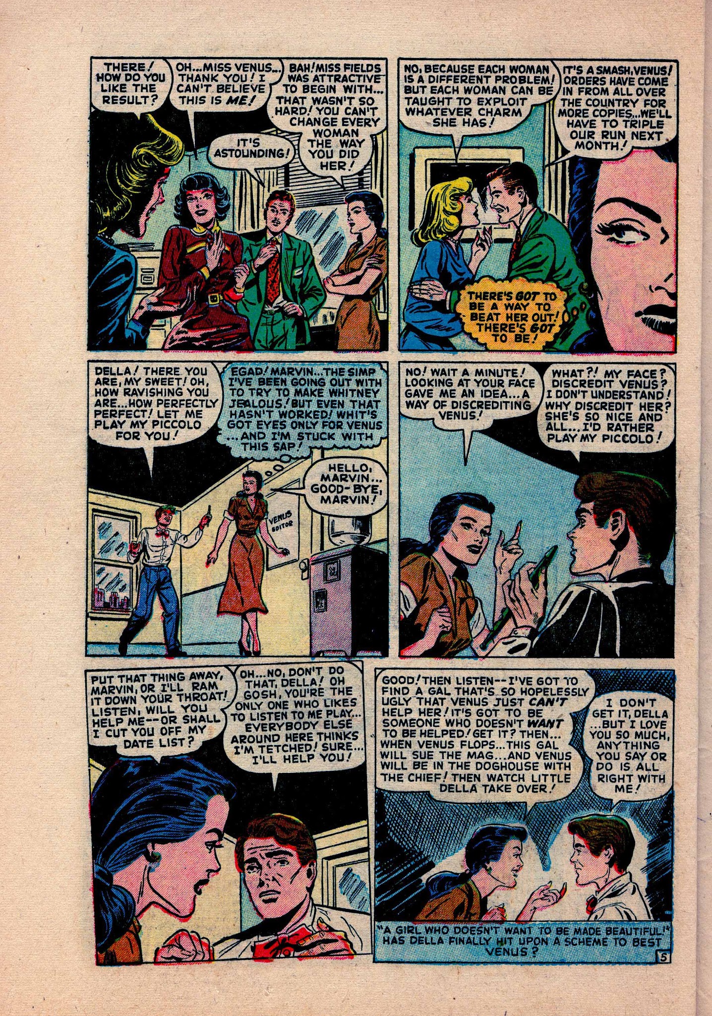 Read online Venus (1948) comic -  Issue #9 - 38