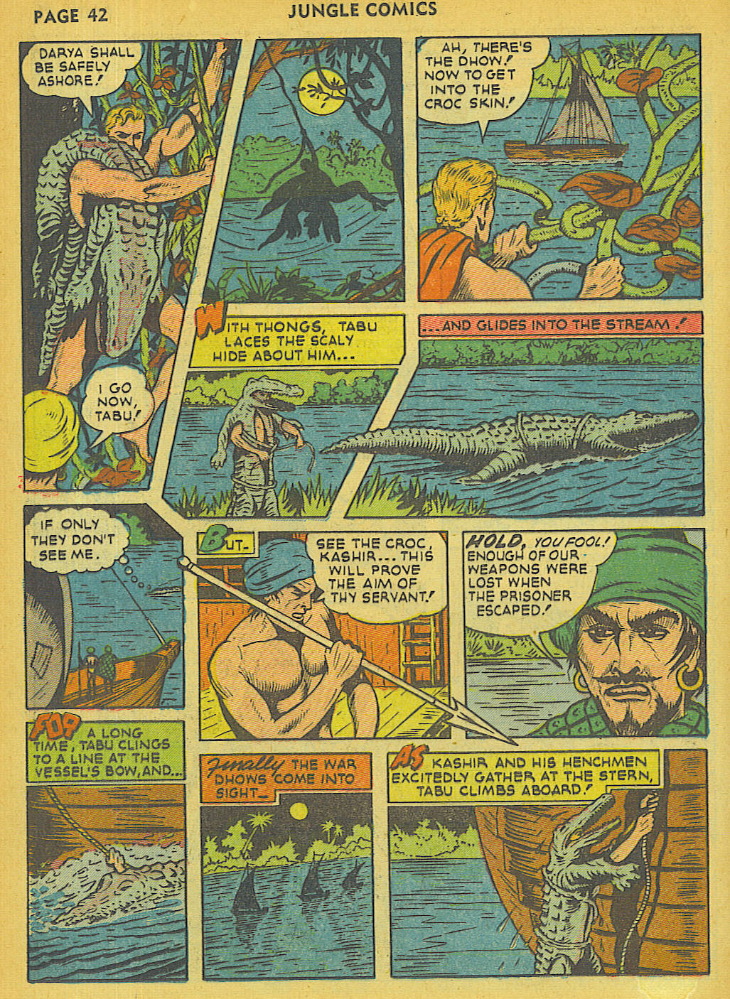 Read online Jungle Comics comic -  Issue #27 - 44
