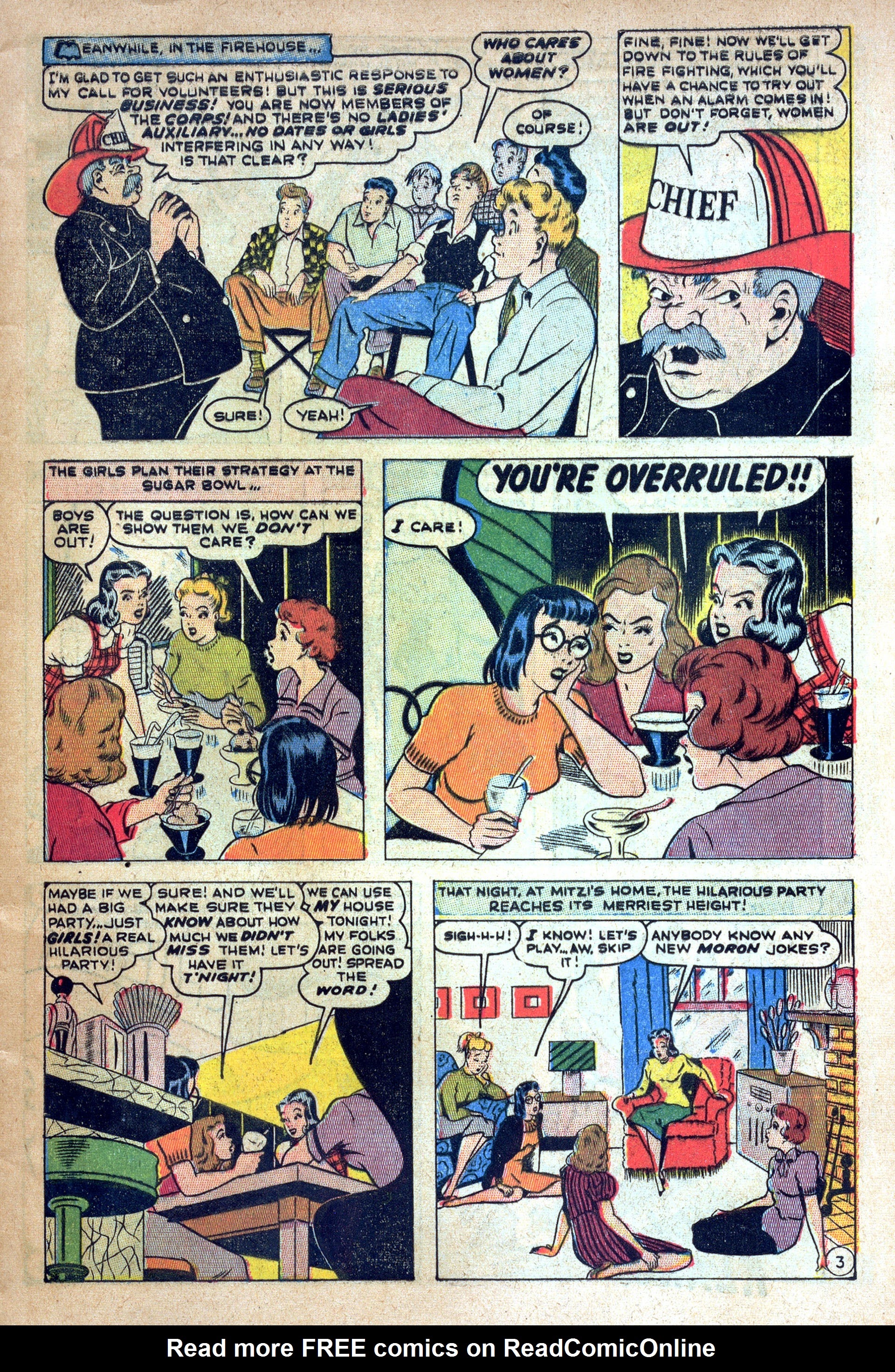 Read online Mitzi's Boy Friend comic -  Issue #3 - 5