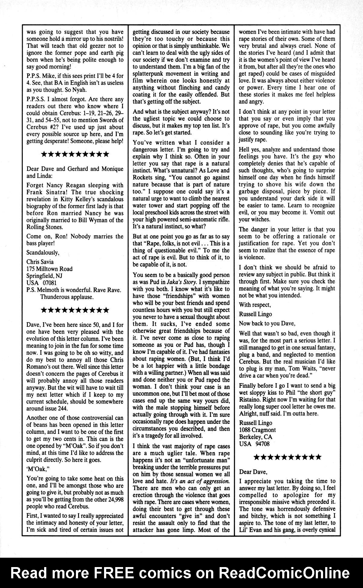 Read online Cerebus comic -  Issue #150 - 29