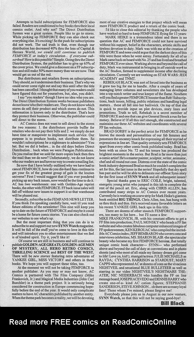 Read online Femforce comic -  Issue #109 - 42