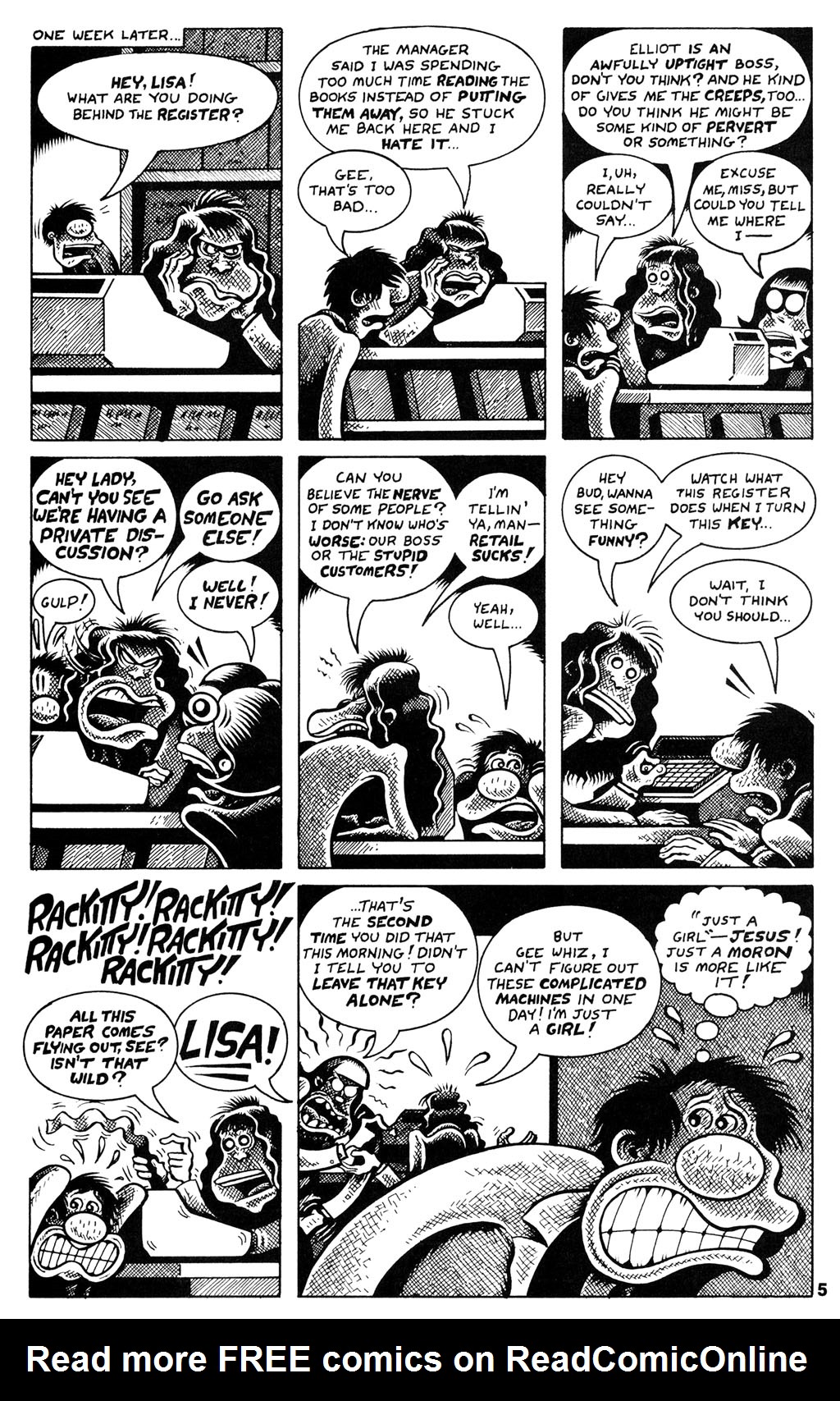 Read online Hate comic -  Issue #10 - 7