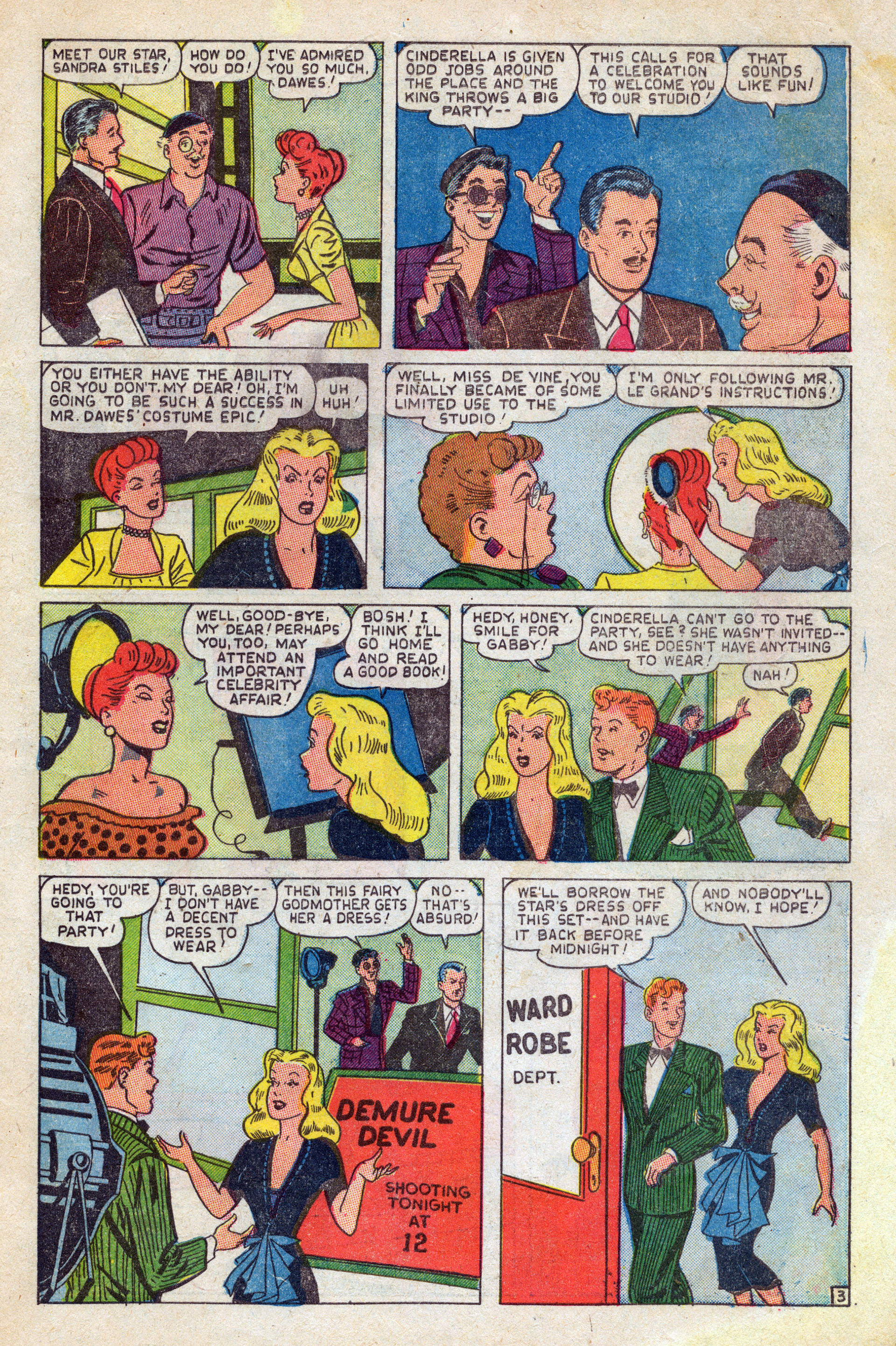 Read online Hedy Of Hollywood Comics comic -  Issue #40 - 5