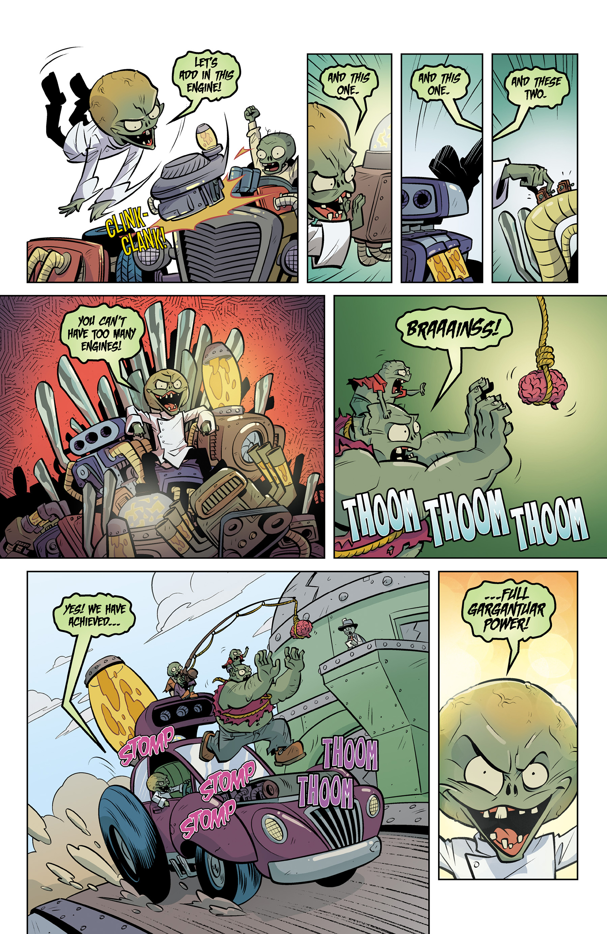 Read online Plants vs. Zombies: Petal to the Metal comic -  Issue #7 - 12