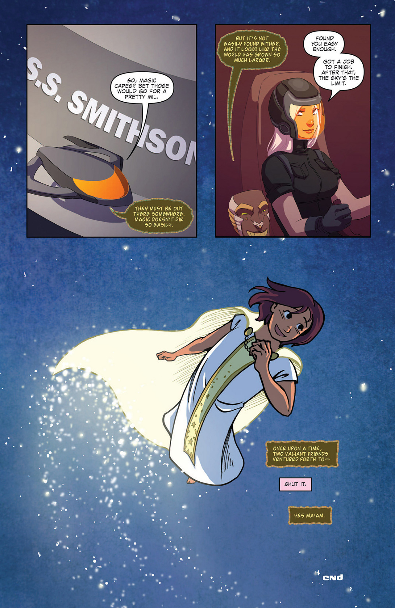 Read online Womanthology: Space comic -  Issue #4 - 9
