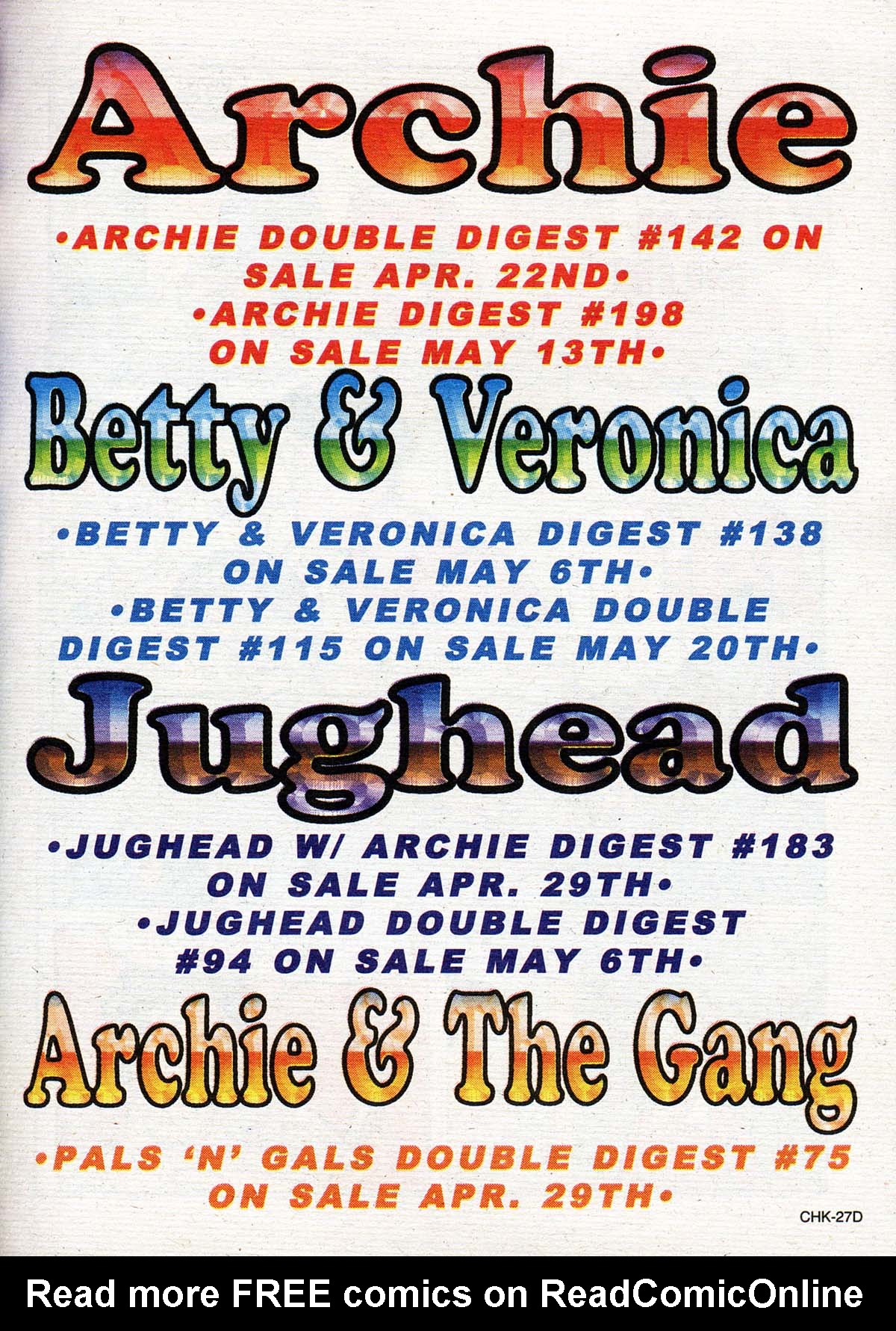 Read online Archie's Pals 'n' Gals Double Digest Magazine comic -  Issue #75 - 68