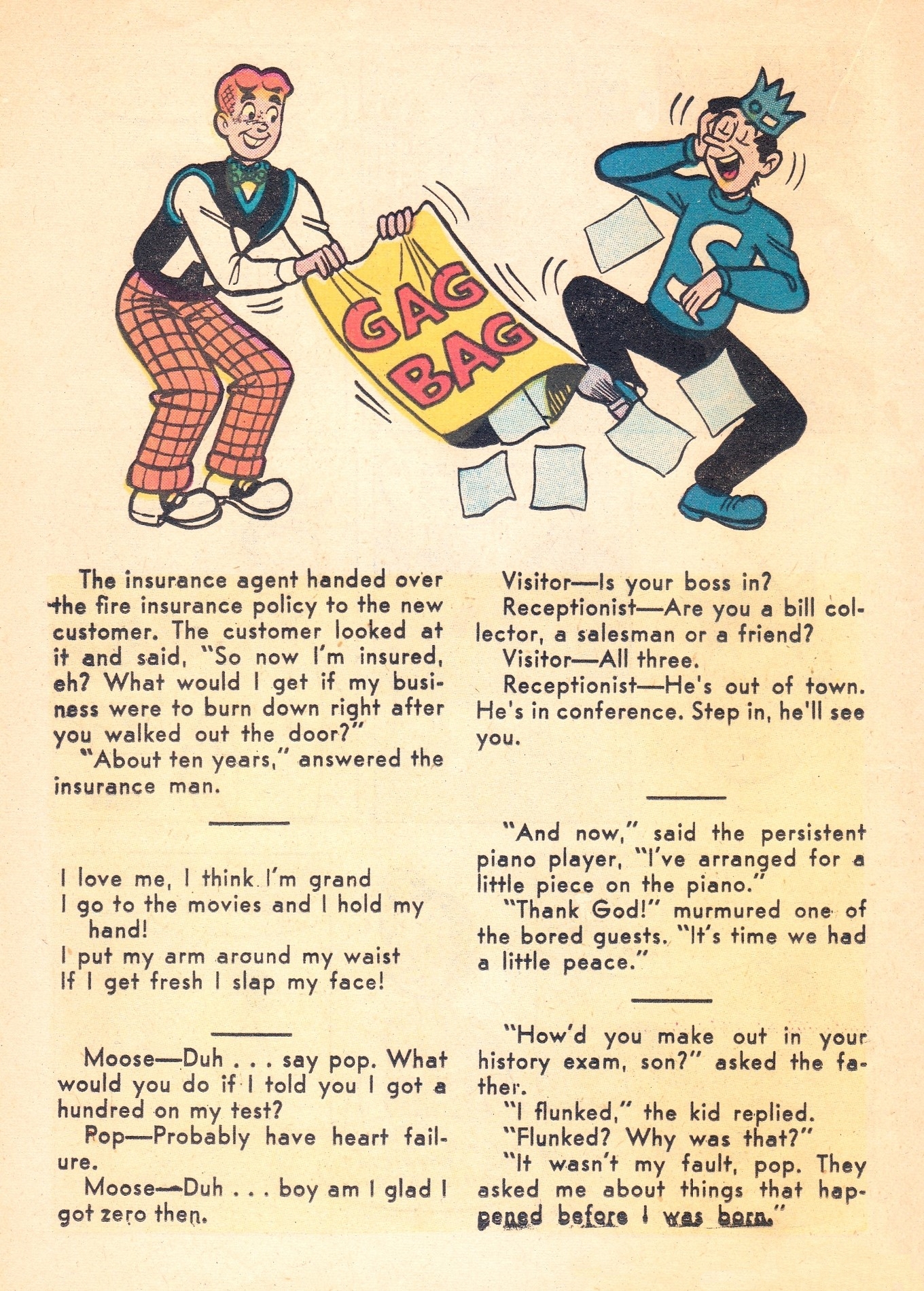 Read online Archie's Joke Book Magazine comic -  Issue #29 - 20