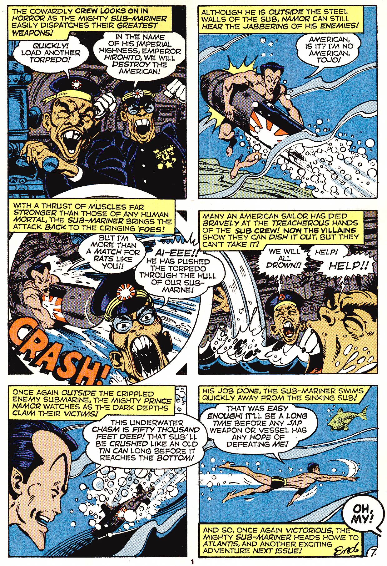 Read online Namor, The Sub-Mariner comic -  Issue #19 - 2