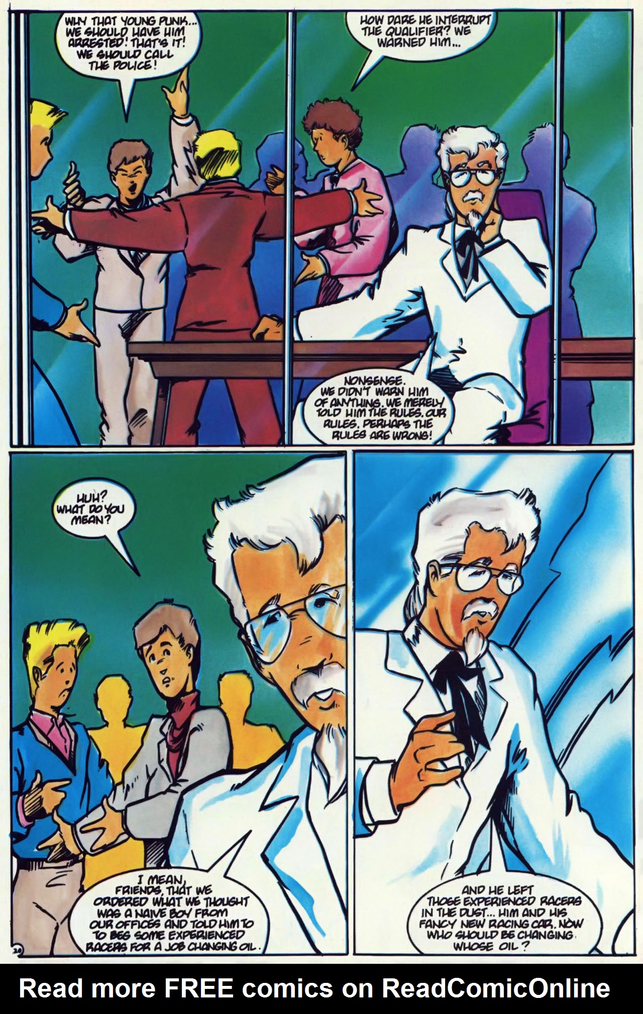 Read online Speed Racer (1987) comic -  Issue #1 - 21