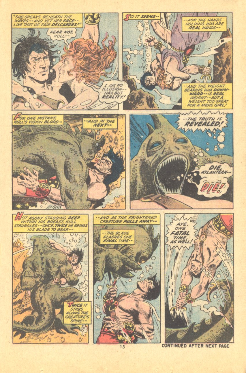 Read online Kull, the Conqueror (1971) comic -  Issue #7 - 12