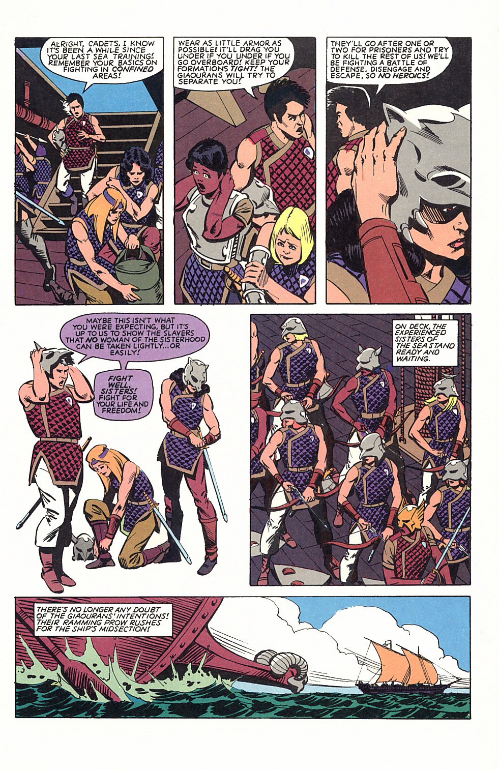 Read online Sisterhood of Steel comic -  Issue #3 - 23