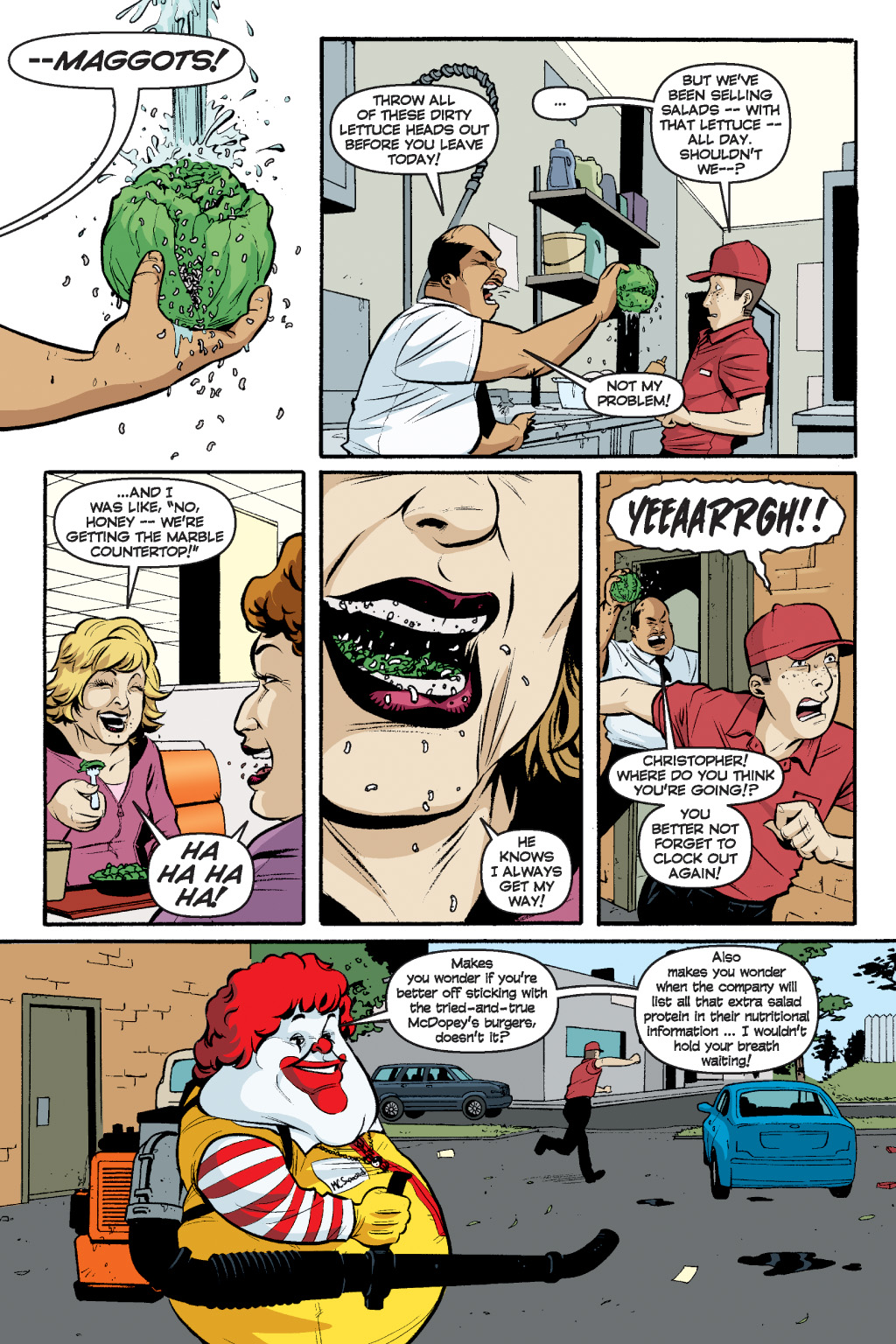 Read online Supersized: Strange Tales from a Fast-Food Culture comic -  Issue # TPB - 23