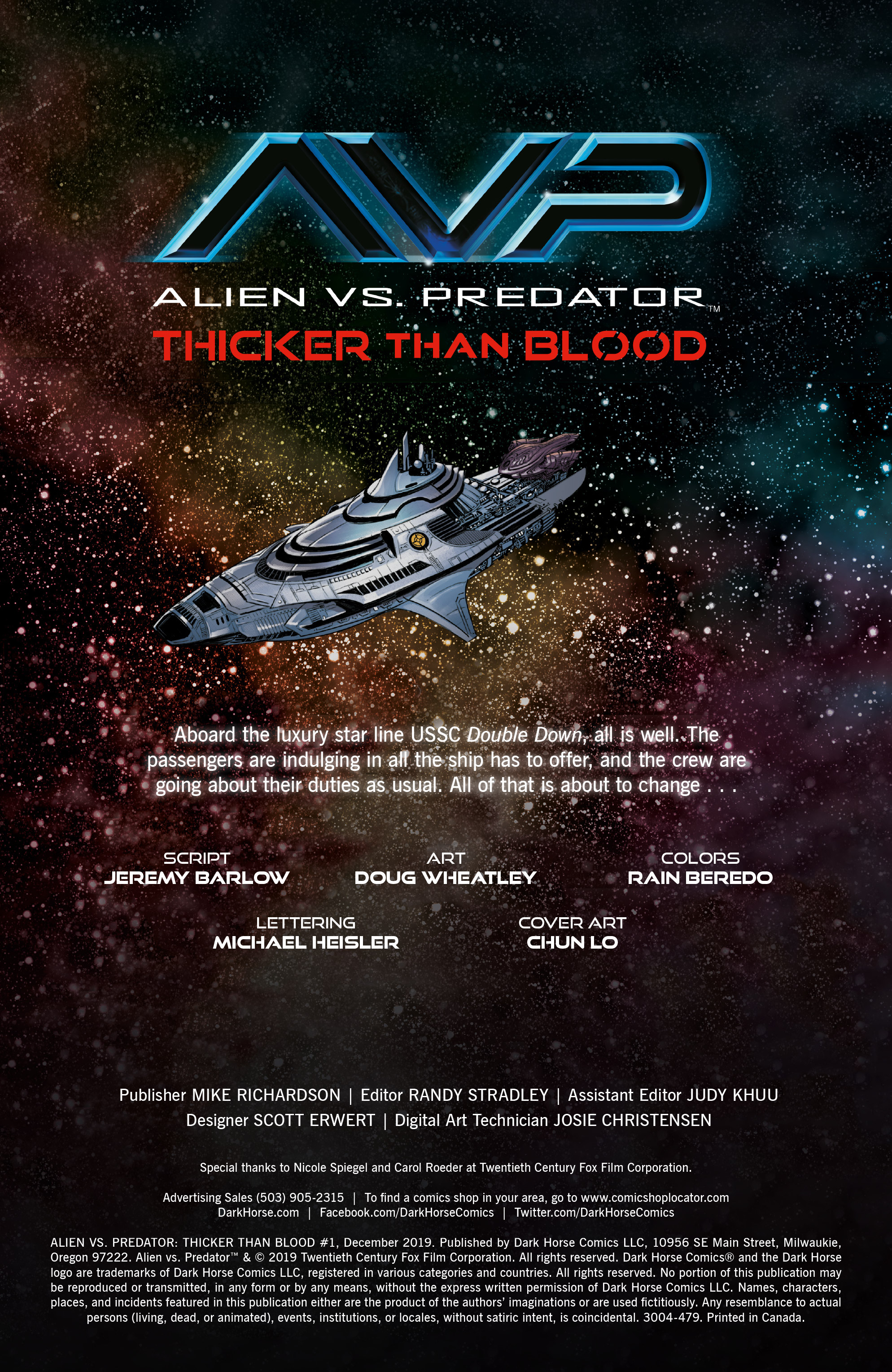 Read online Alien vs. Predator: Thicker Than Blood comic -  Issue #1 - 2