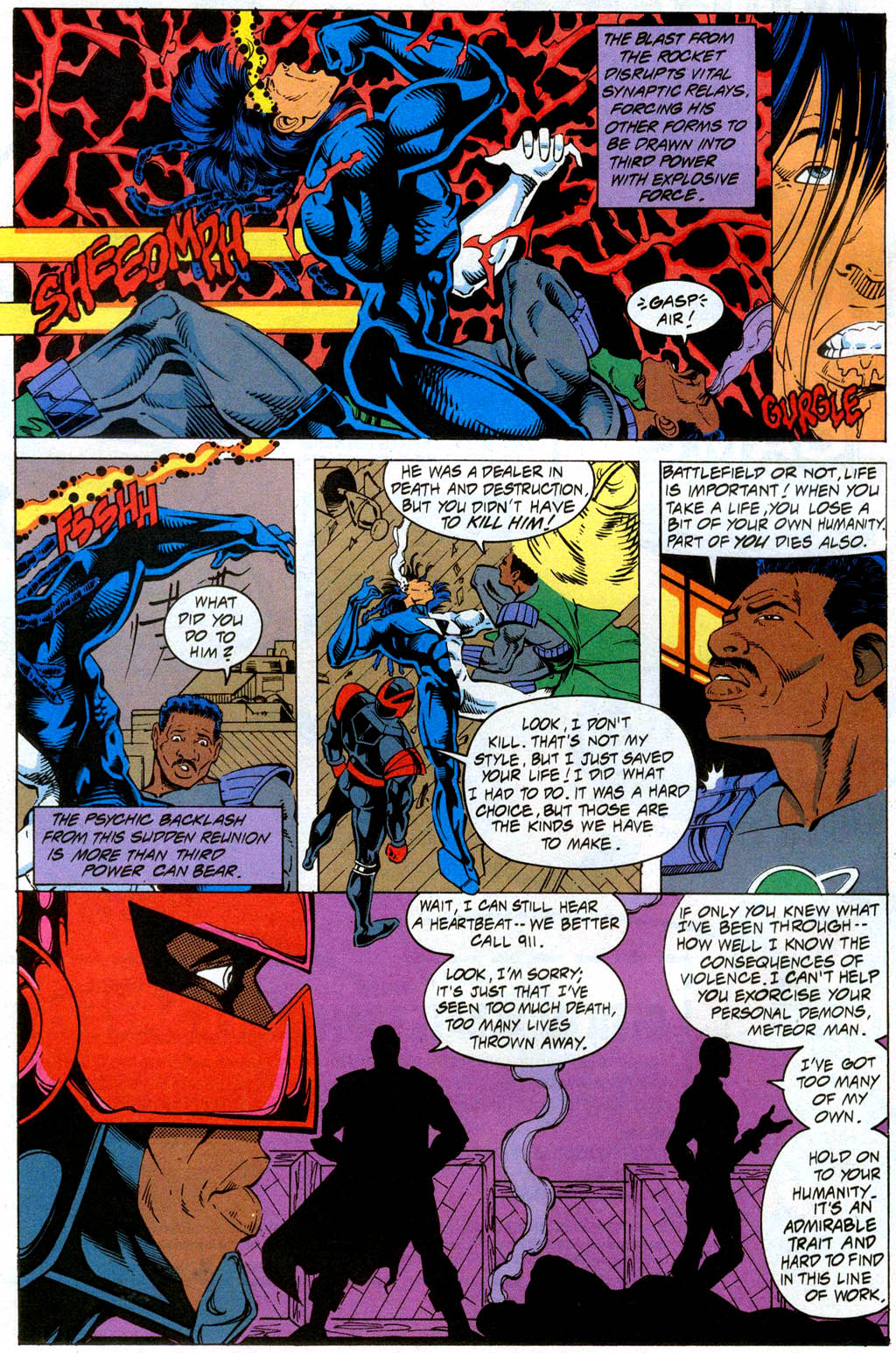 Read online Meteor Man comic -  Issue #5 - 5