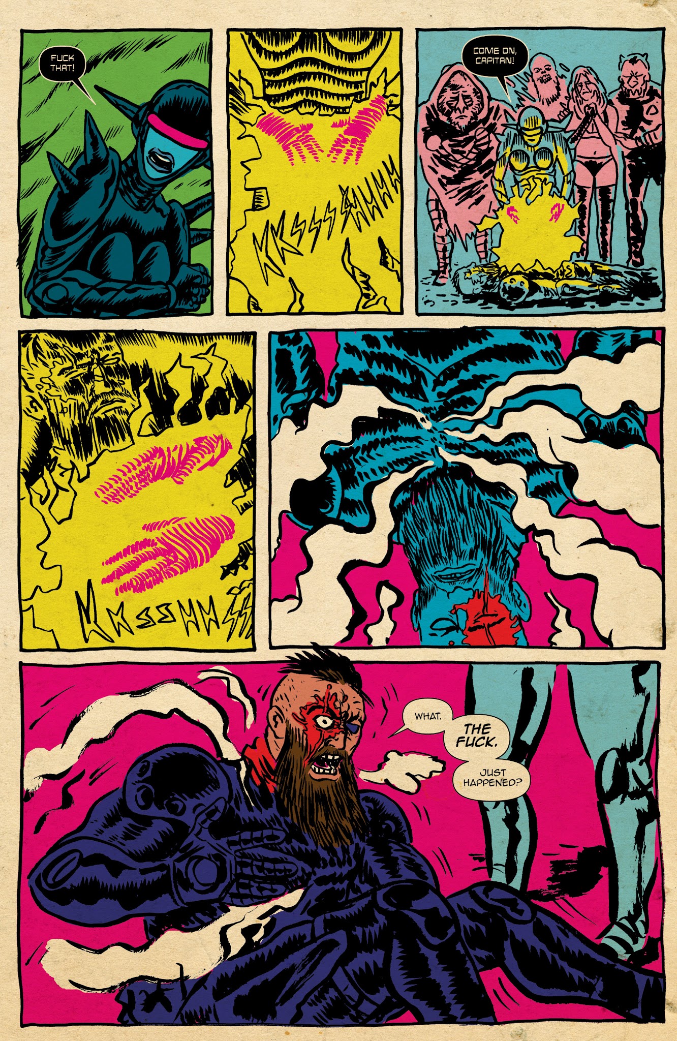 Read online Space Riders: Galaxy of Brutality comic -  Issue #4 - 22