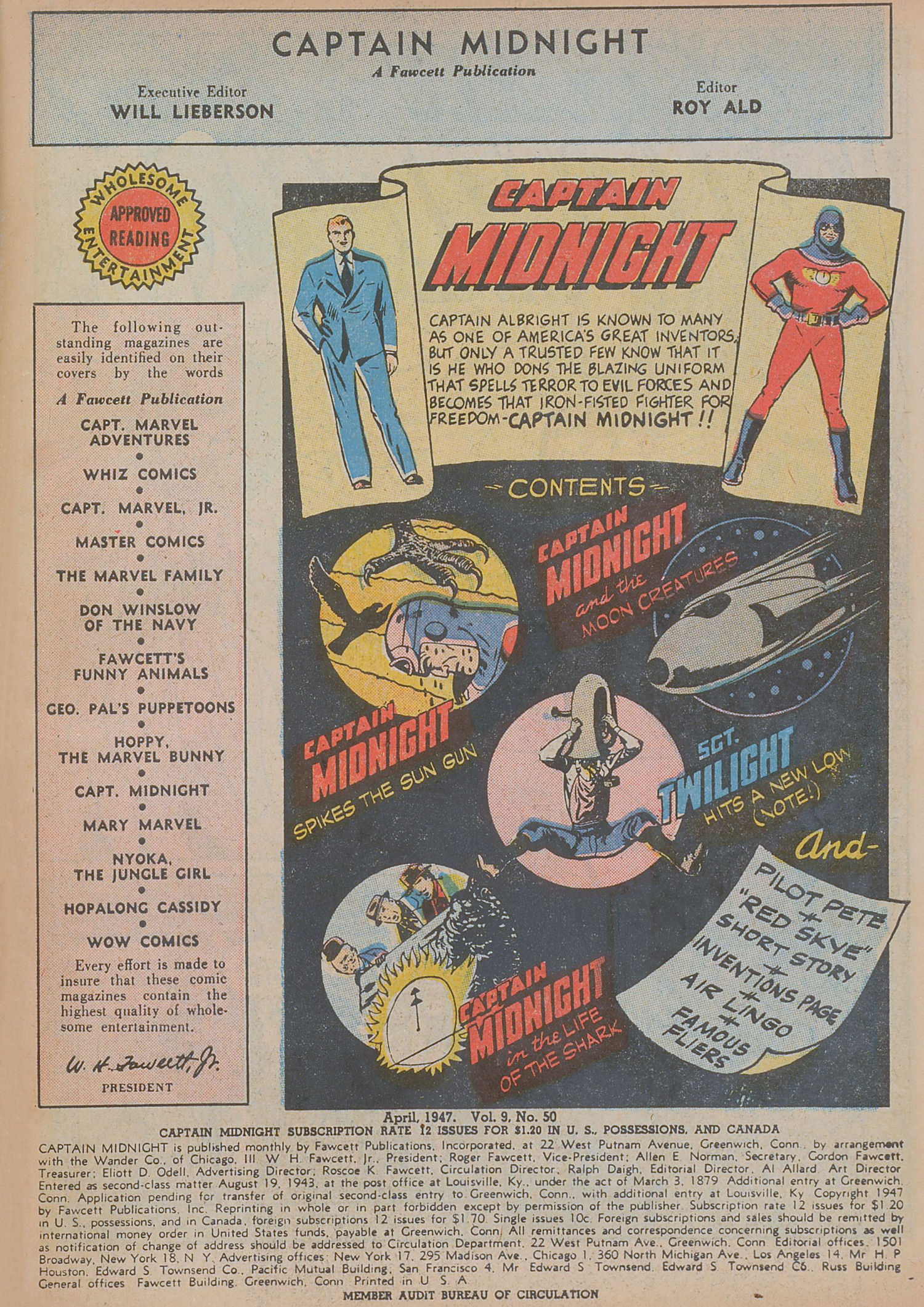 Read online Captain Midnight (1942) comic -  Issue #50 - 3