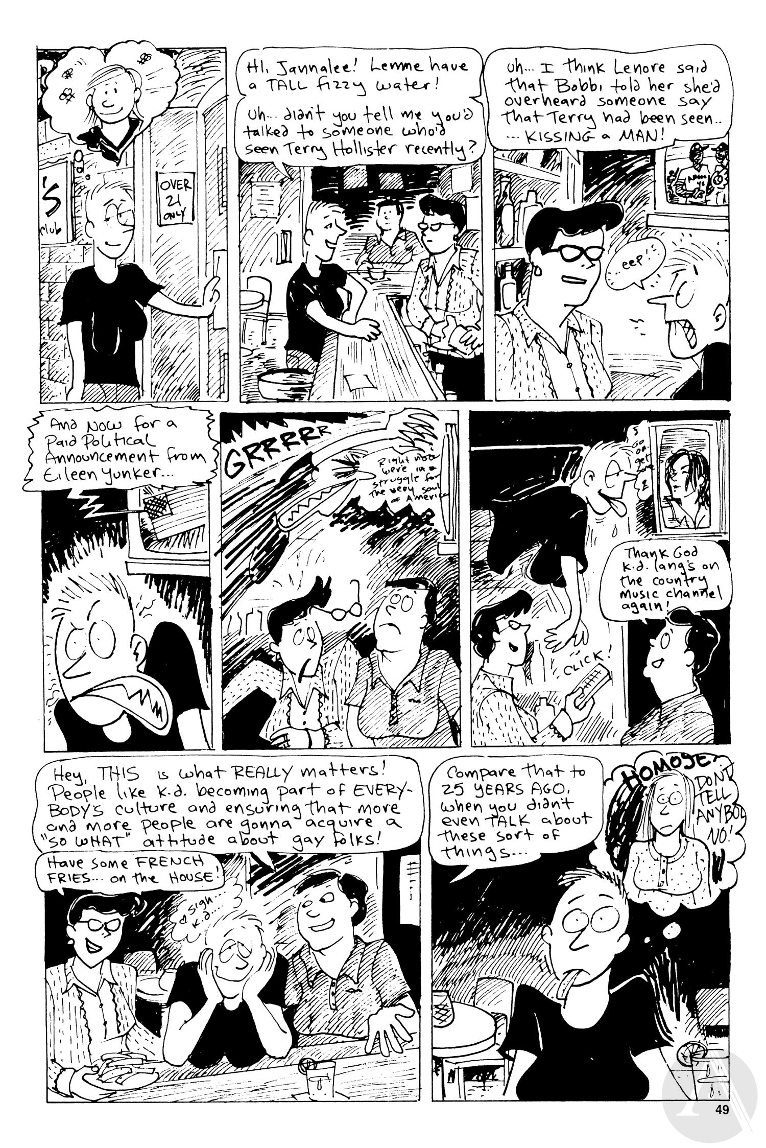 Read online Bitchy Butch: World's Angriest Dyke comic -  Issue # TPB - 55