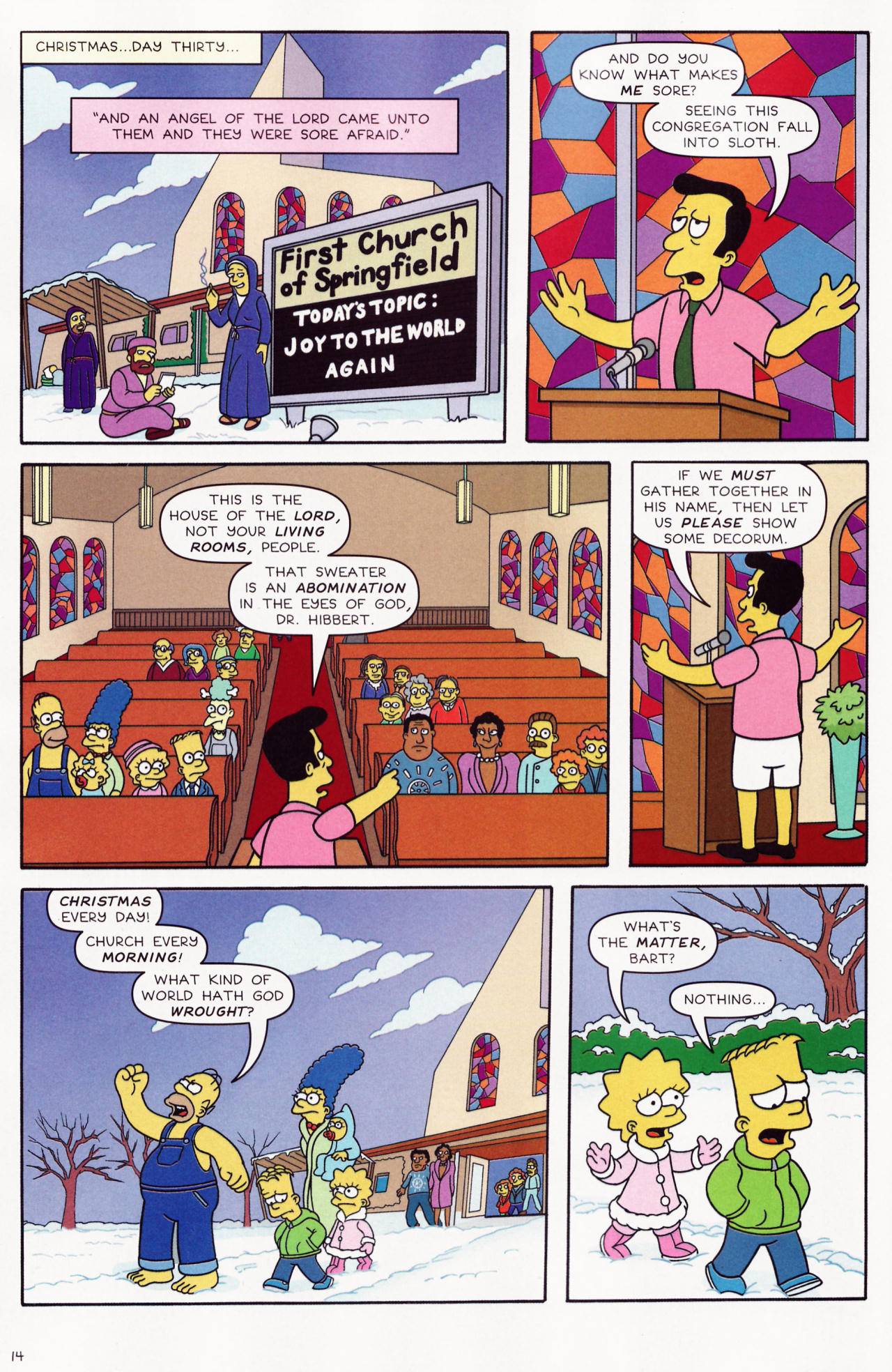 Read online The Simpsons Winter Wingding comic -  Issue #2 - 16