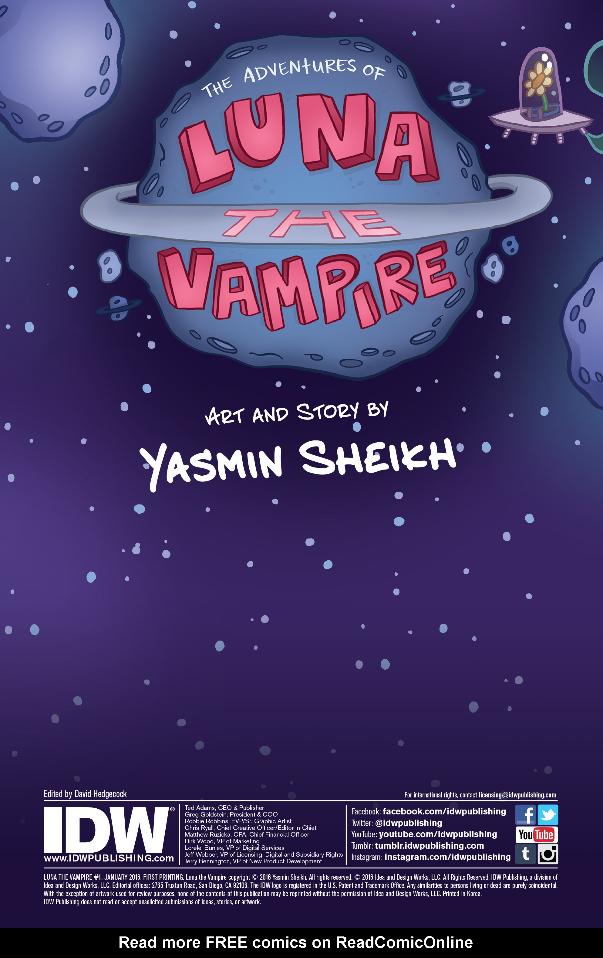 Read online Luna the Vampire comic -  Issue #1 - 2