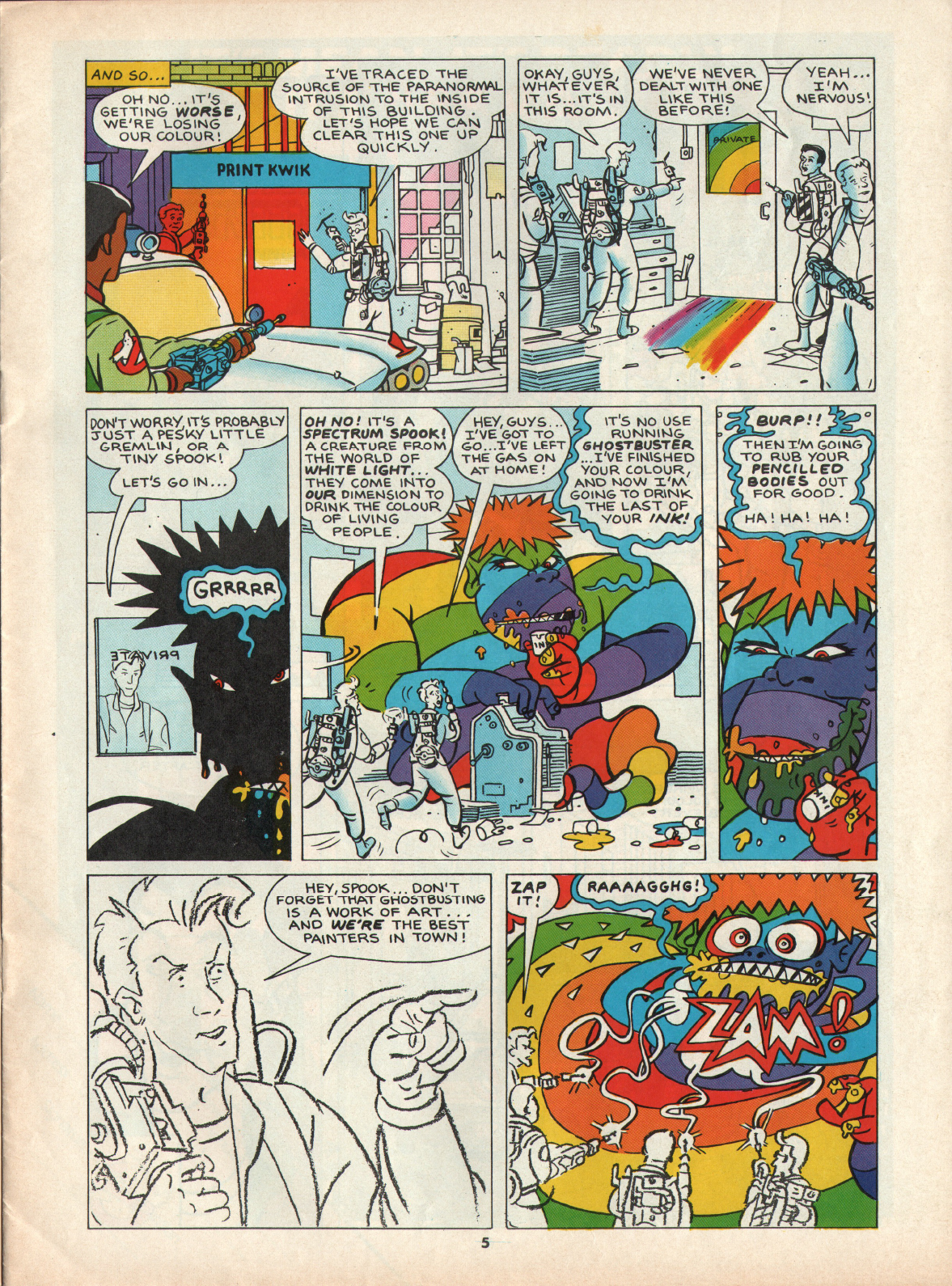 Read online The Real Ghostbusters comic -  Issue #17 - 5