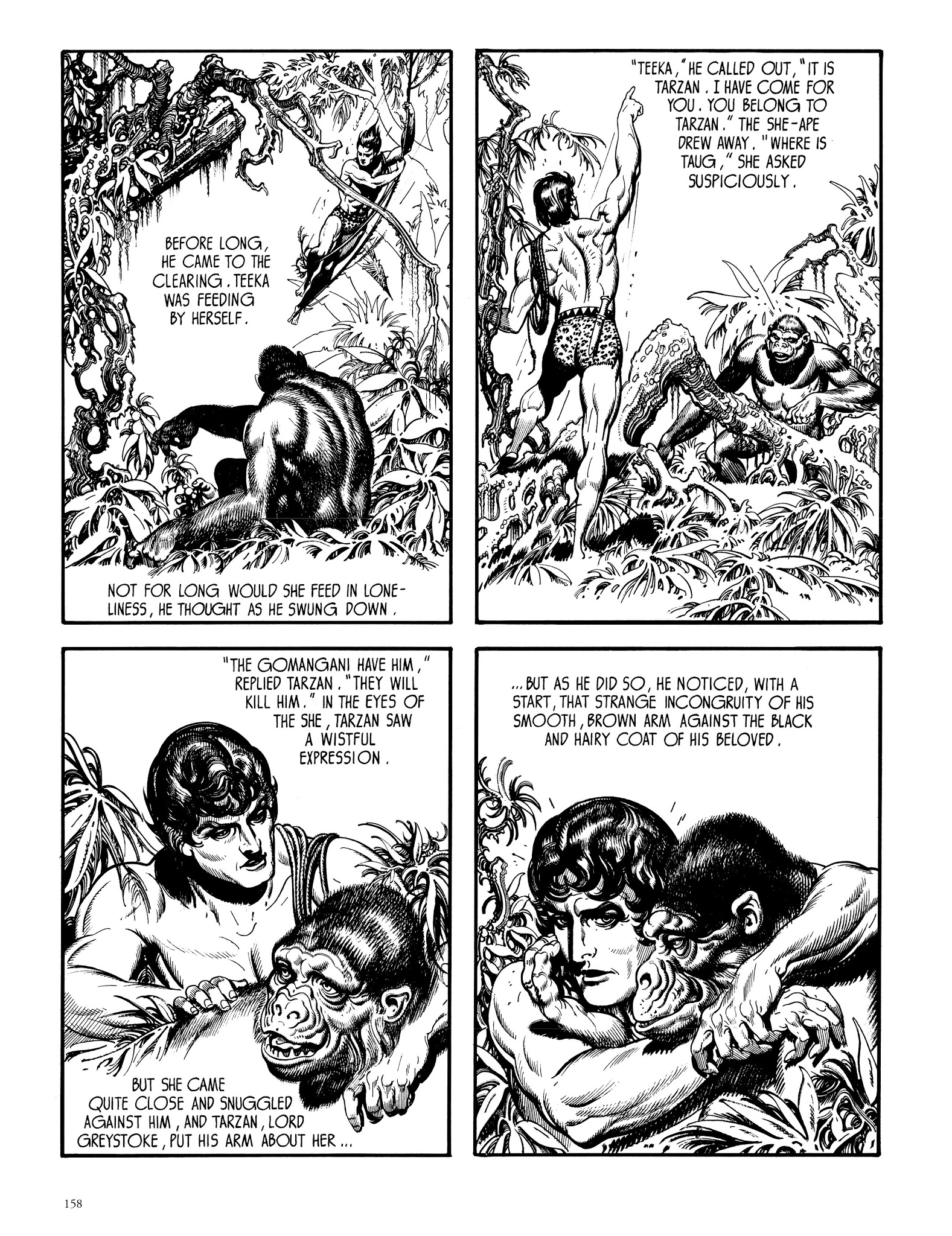 Read online Edgar Rice Burroughs' Tarzan: Burne Hogarth's Lord of the Jungle comic -  Issue # TPB - 157