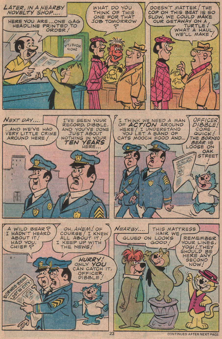 Read online Yogi Bear comic -  Issue #6 - 25