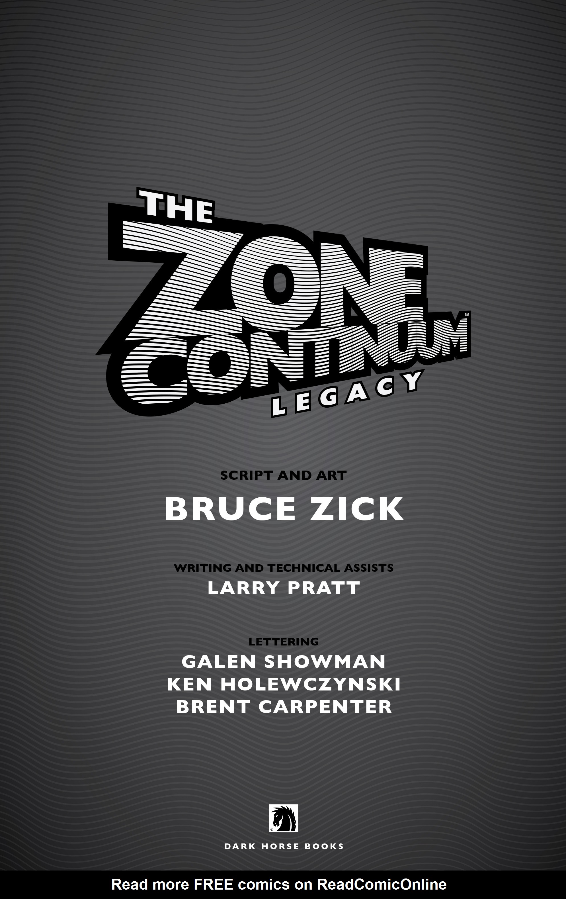 Read online The Zone Continuum: Legacy comic -  Issue # TPB - 5