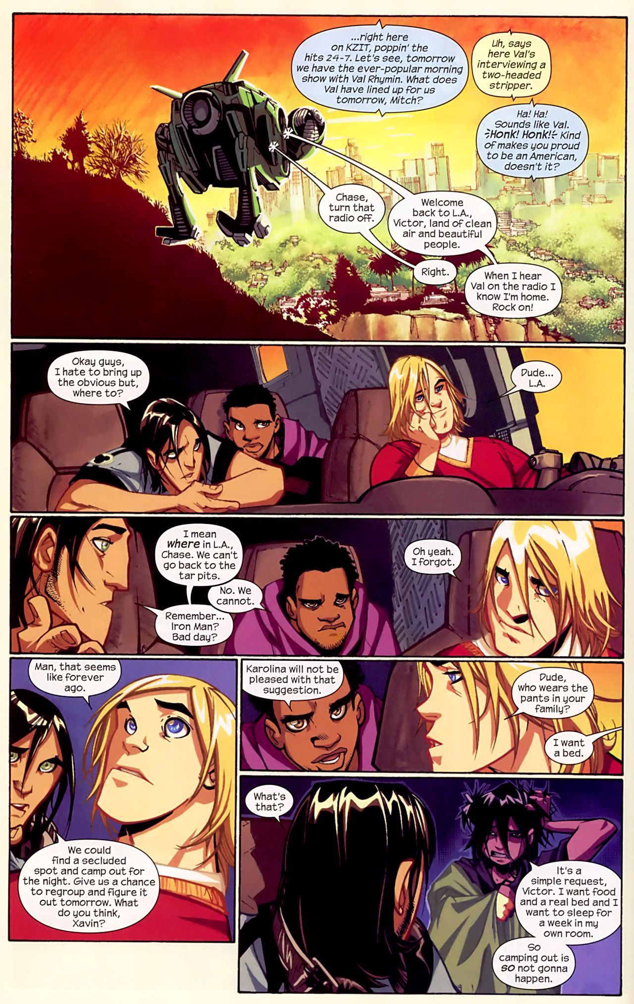 Read online Runaways (2008) comic -  Issue #1 - 5