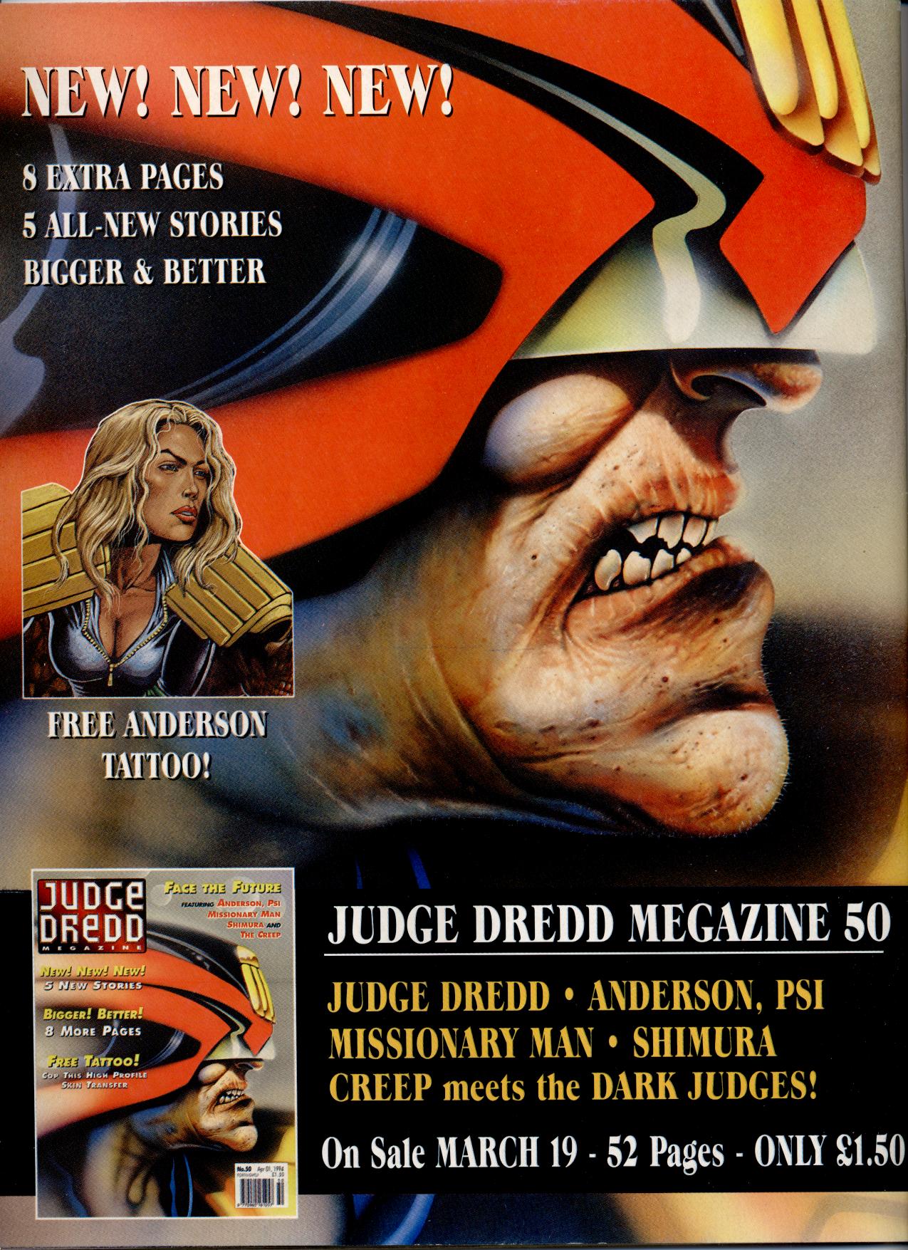 Read online Judge Dredd: The Megazine (vol. 2) comic -  Issue #49 - 44