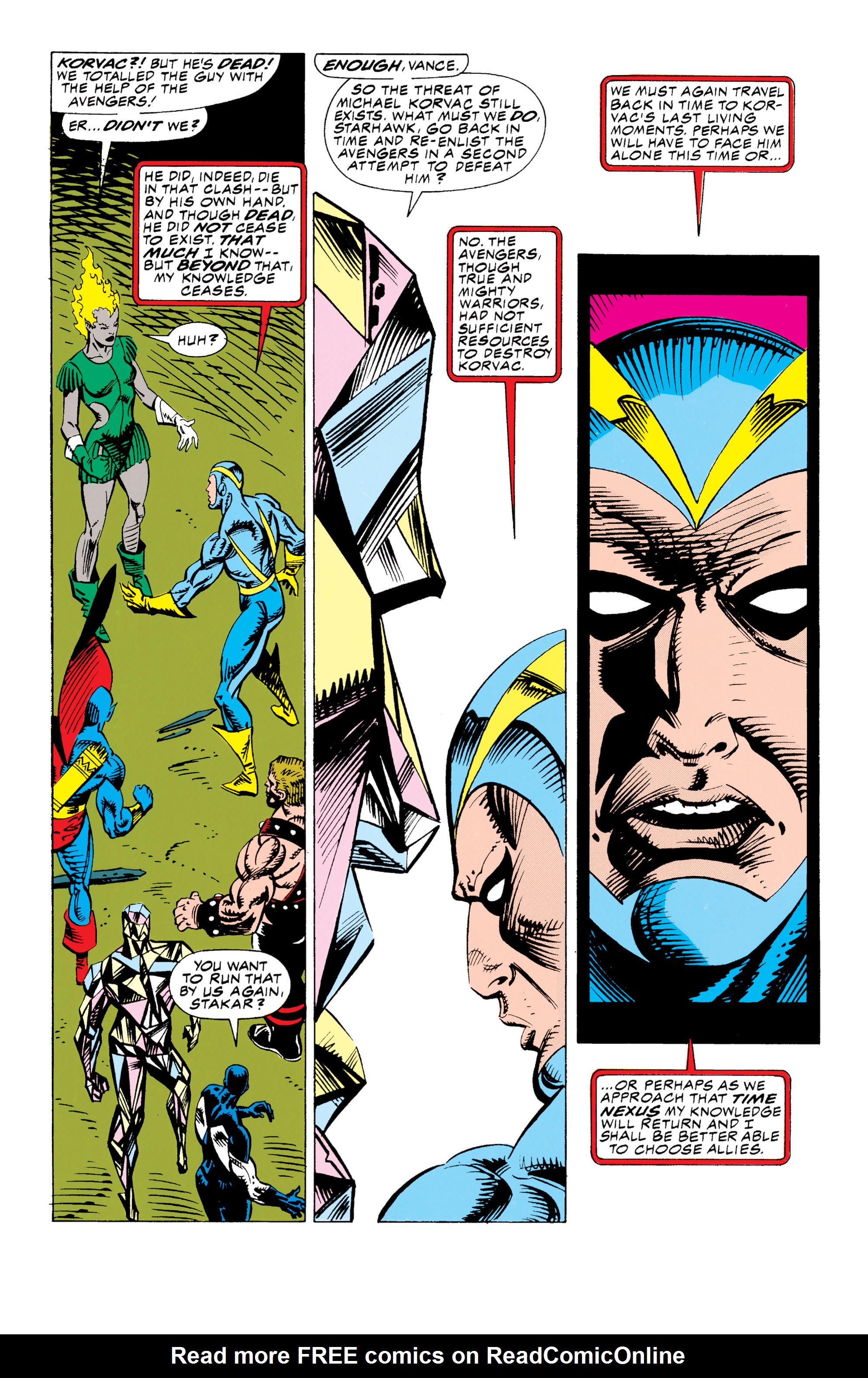 Read online Guardians of the Galaxy (1990) comic -  Issue # _TPB Guardians of the Galaxy by Jim Valentino 1 (Part 2) - 63