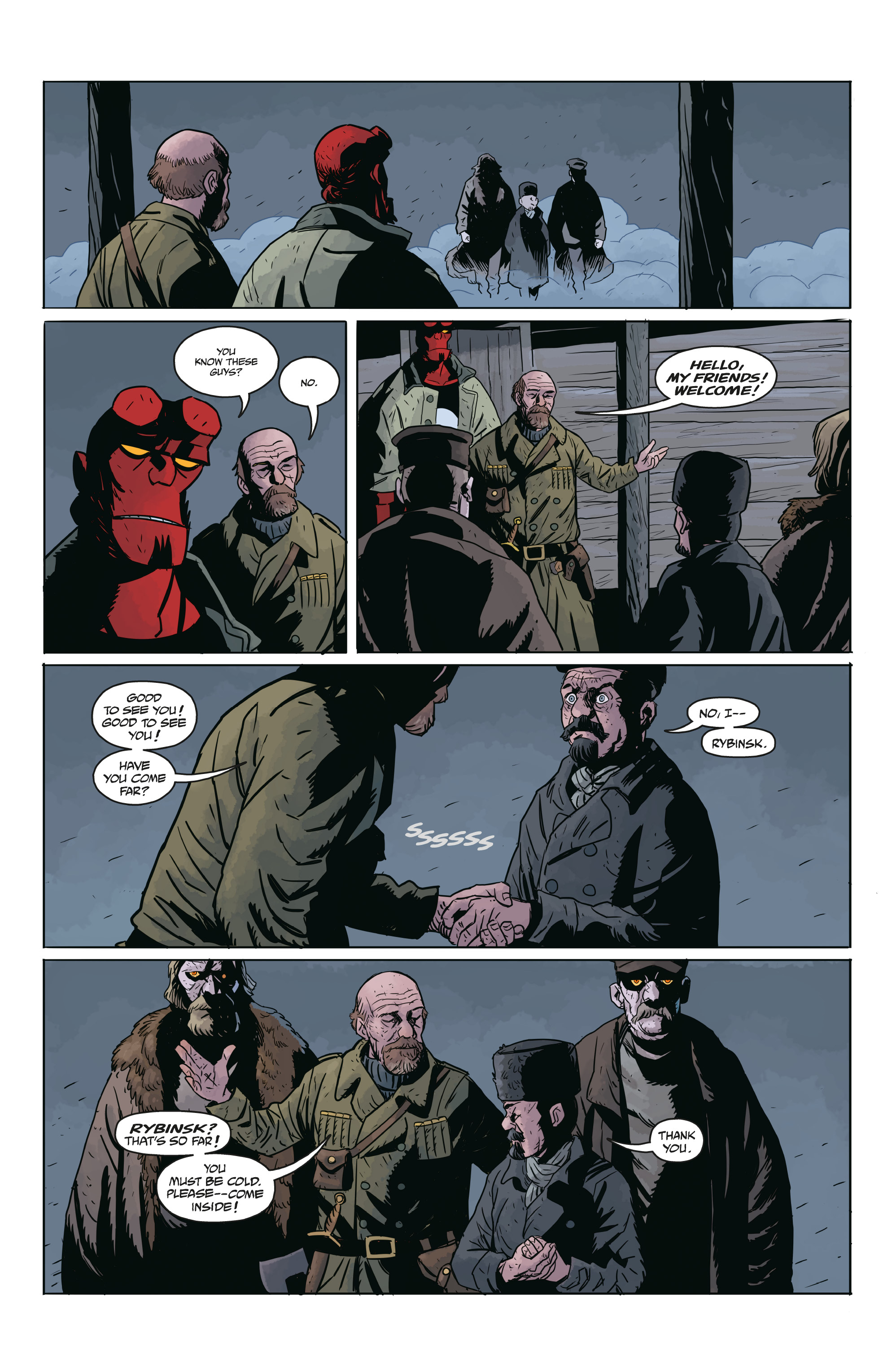 Read online Hellboy and the B.P.R.D.: Long Night at Goloski Station comic -  Issue # Full - 8