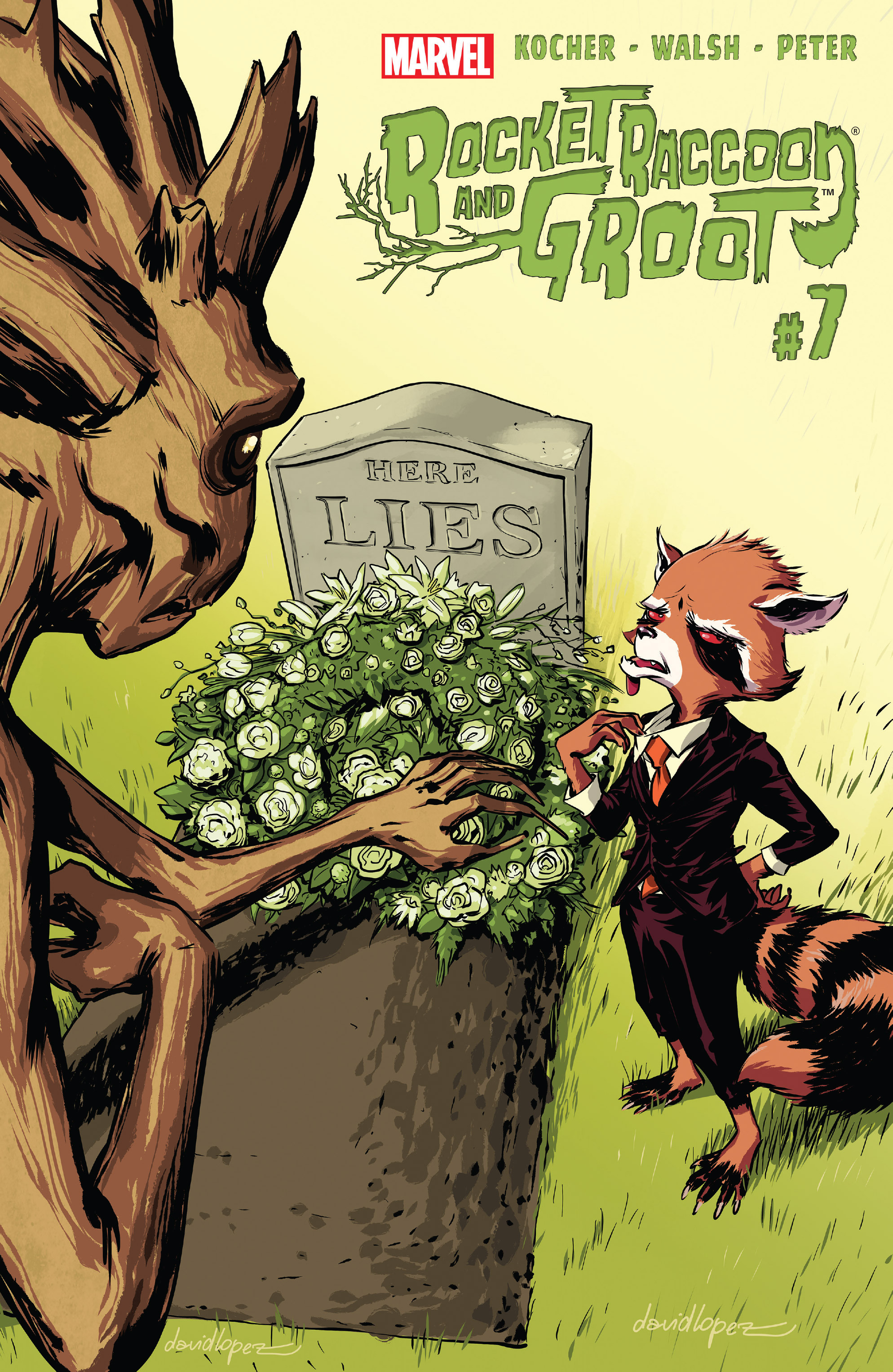 Read online Rocket Raccoon & Groot comic -  Issue #7 - 1
