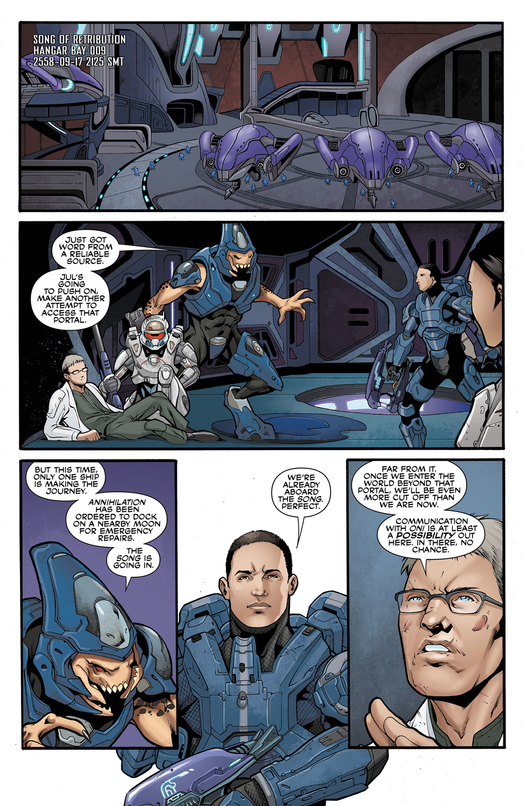 Read online Halo: Escalation comic -  Issue #20 - 17