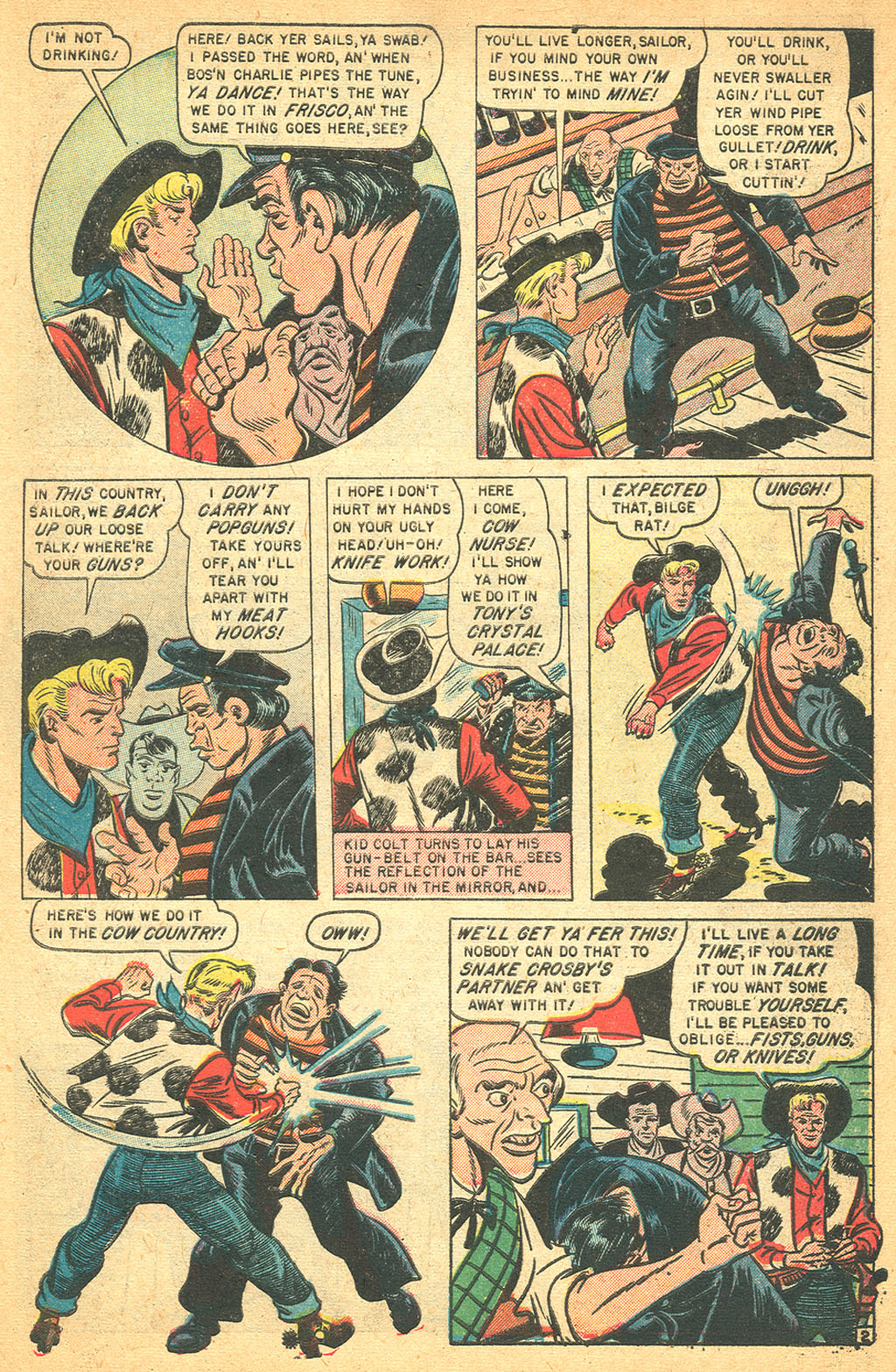 Read online Kid Colt Outlaw comic -  Issue #3 - 42