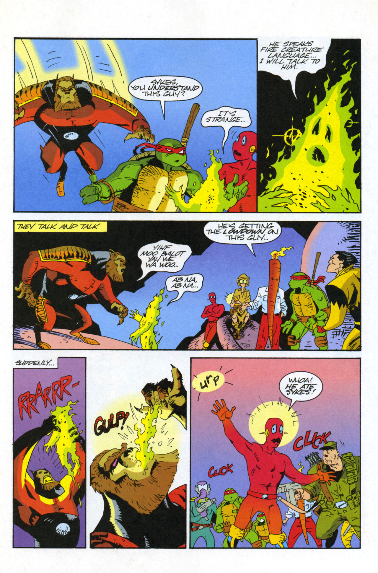 Teenage Mutant Ninja Turtles/Flaming Carrot Crossover Issue #4 #4 - English 11