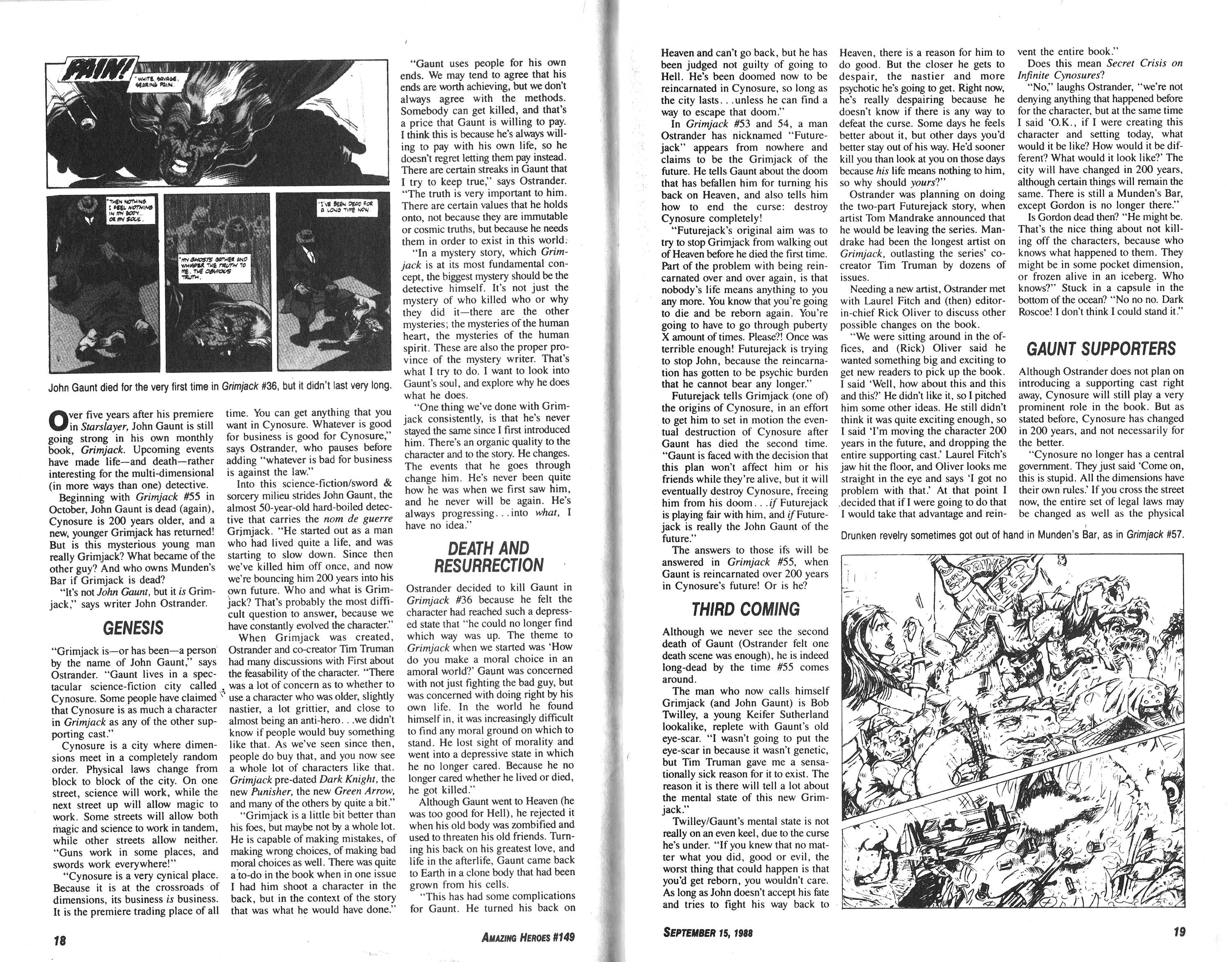Read online Amazing Heroes comic -  Issue #149 - 10