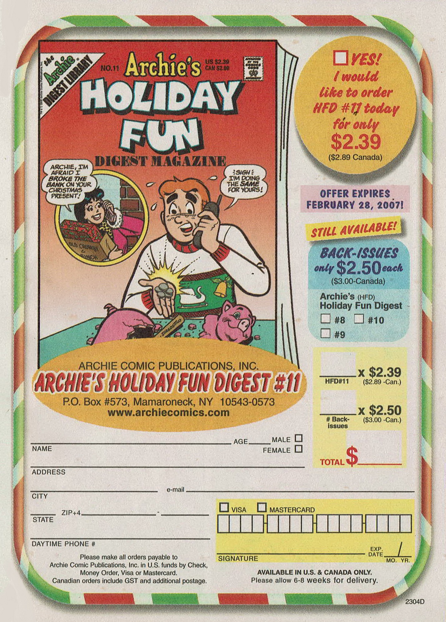 Read online Archie's Double Digest Magazine comic -  Issue #173 - 184