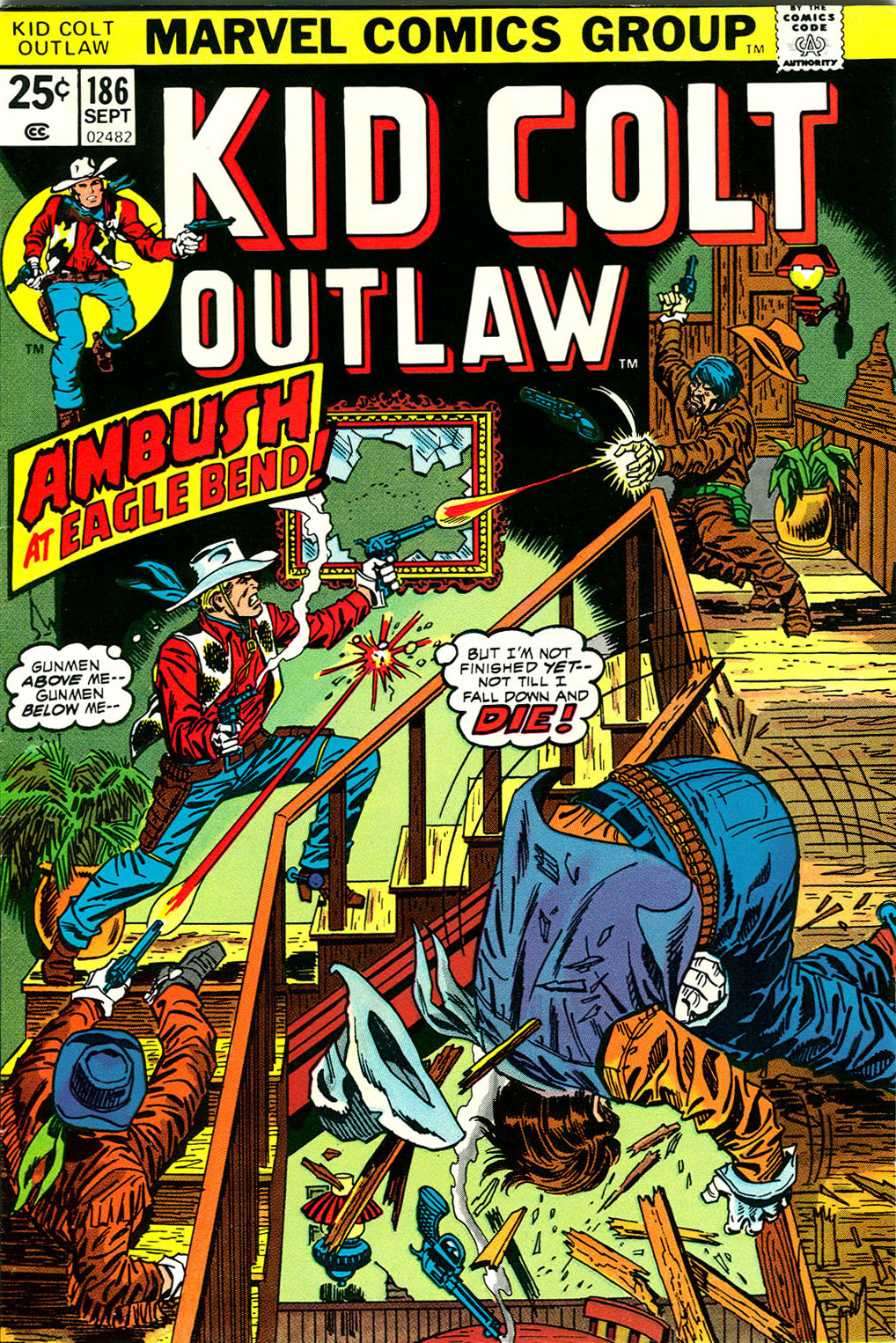 Read online Kid Colt Outlaw comic -  Issue #186 - 1