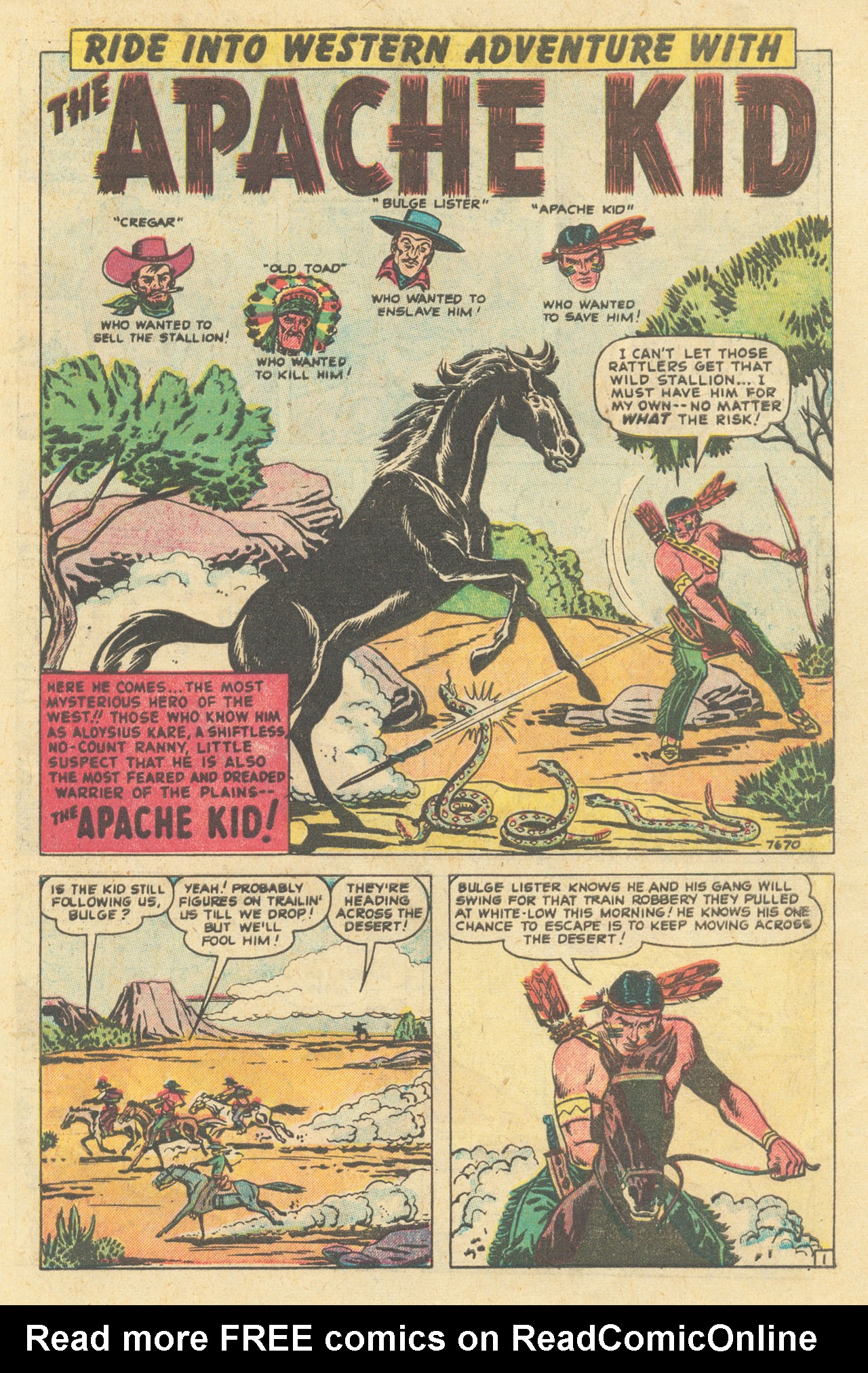 Read online Apache Kid comic -  Issue #53 - 3