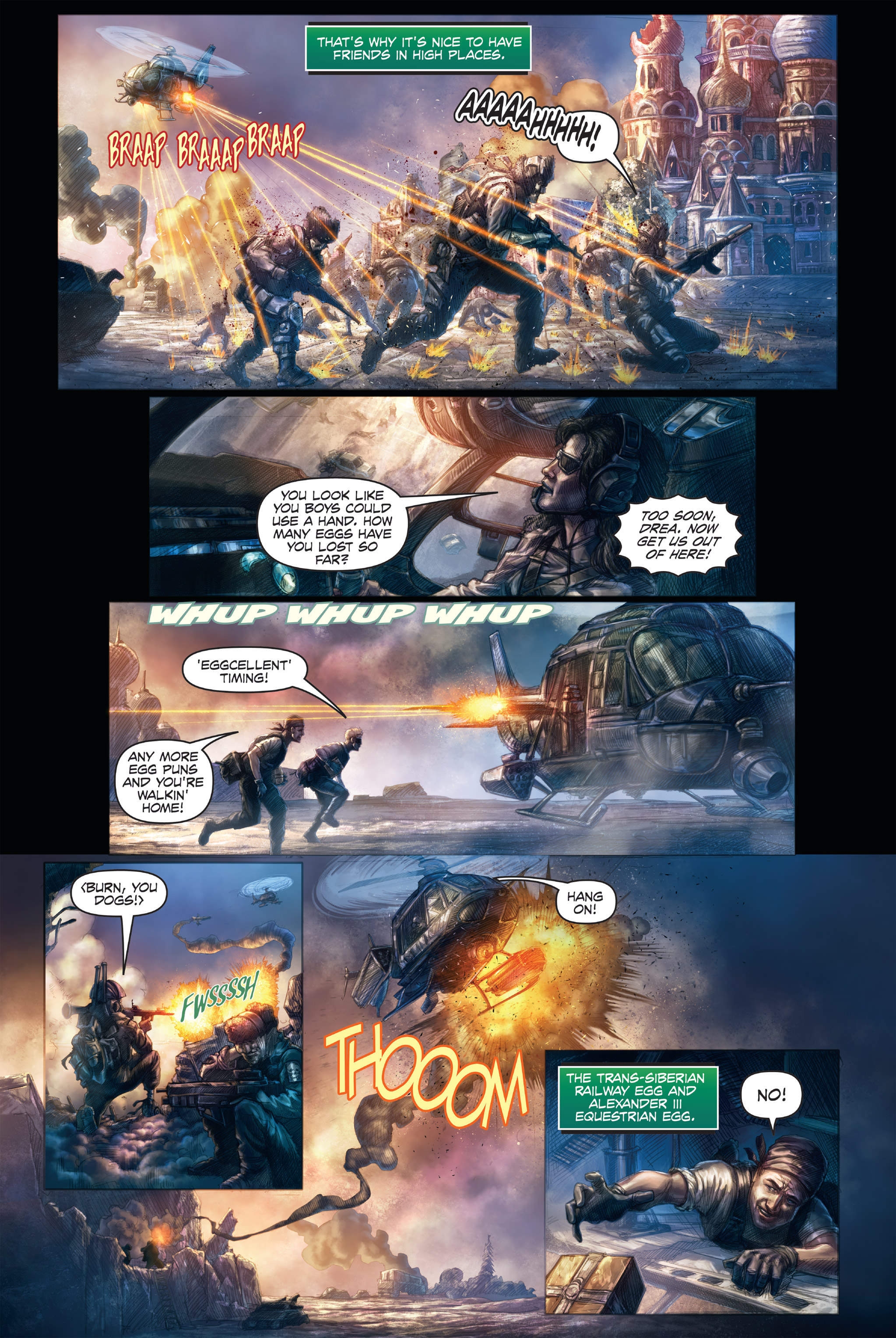 Read online Free Comic Book Day 2019 comic -  Issue # Afterburn - Mayhem in Moscow - 7